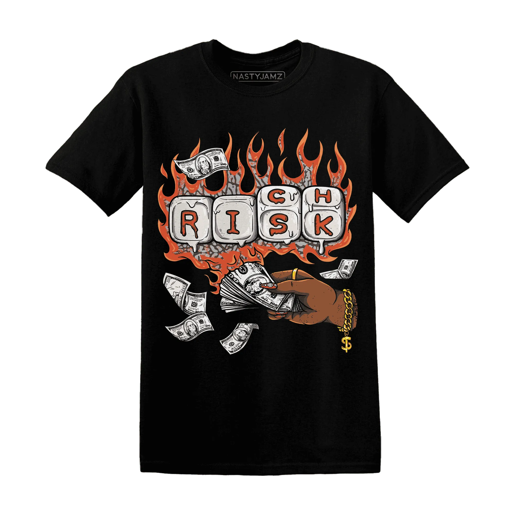 Georgia-Peach-3s-T-Shirt-Match-Rich-Or-Risk