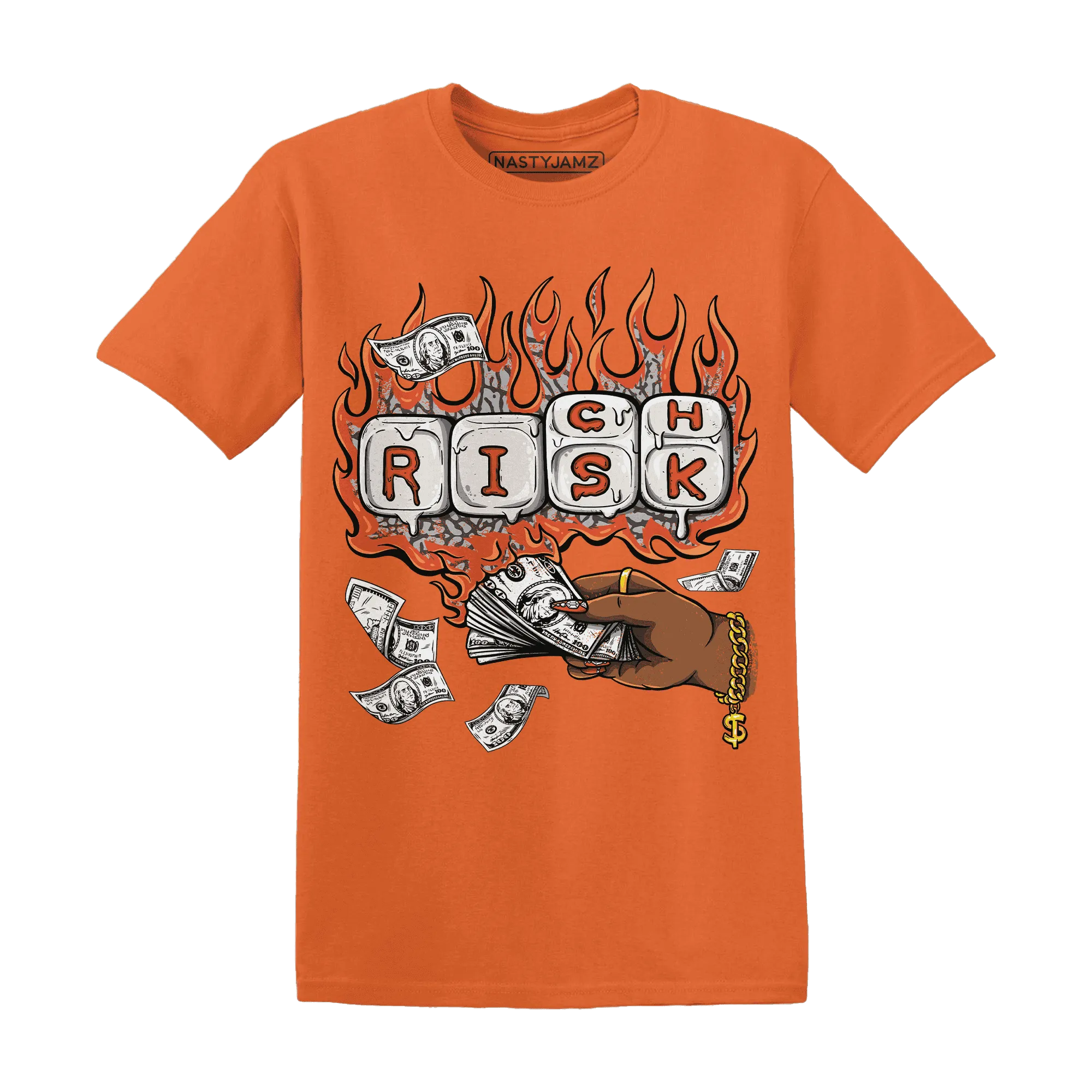 Georgia-Peach-3s-T-Shirt-Match-Rich-Or-Risk