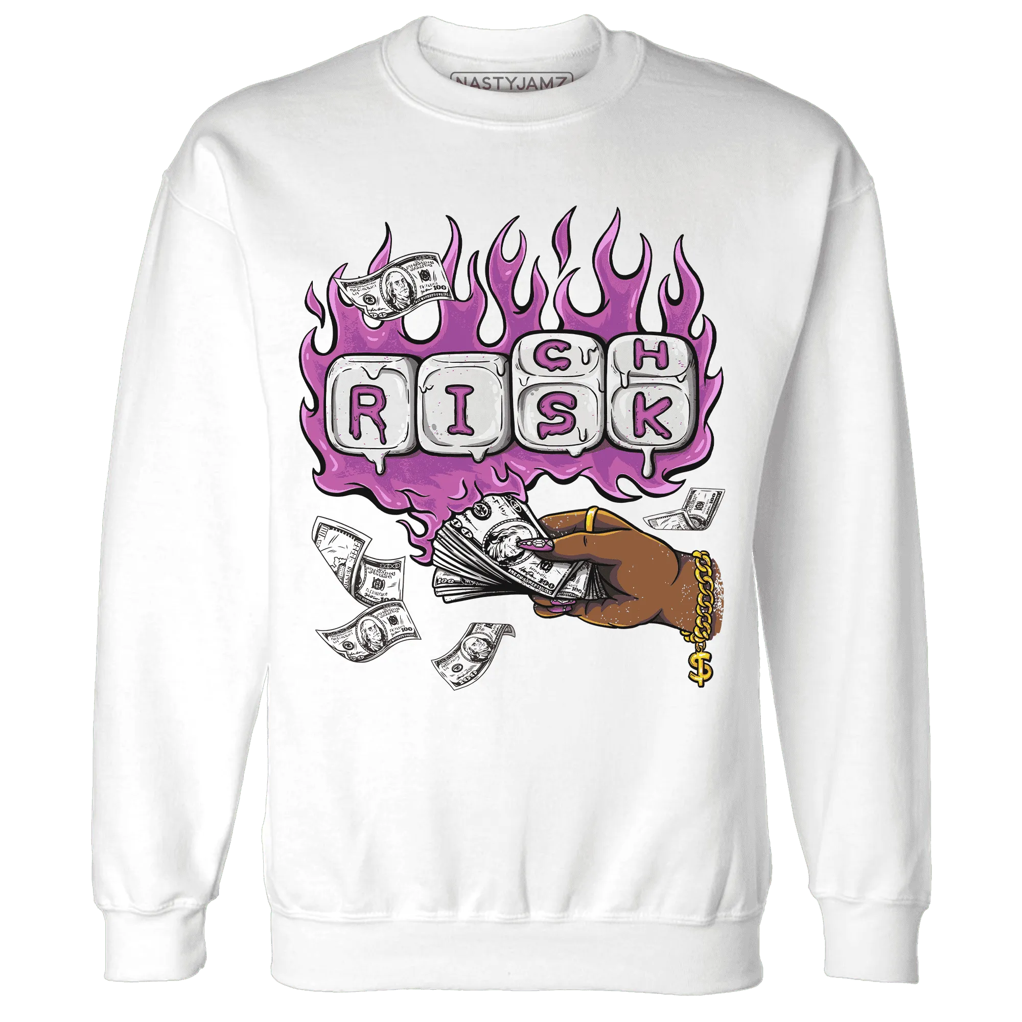 GS-Hyper-Violet-4s-Sweatshirt-Match-Rich-Or-Risk