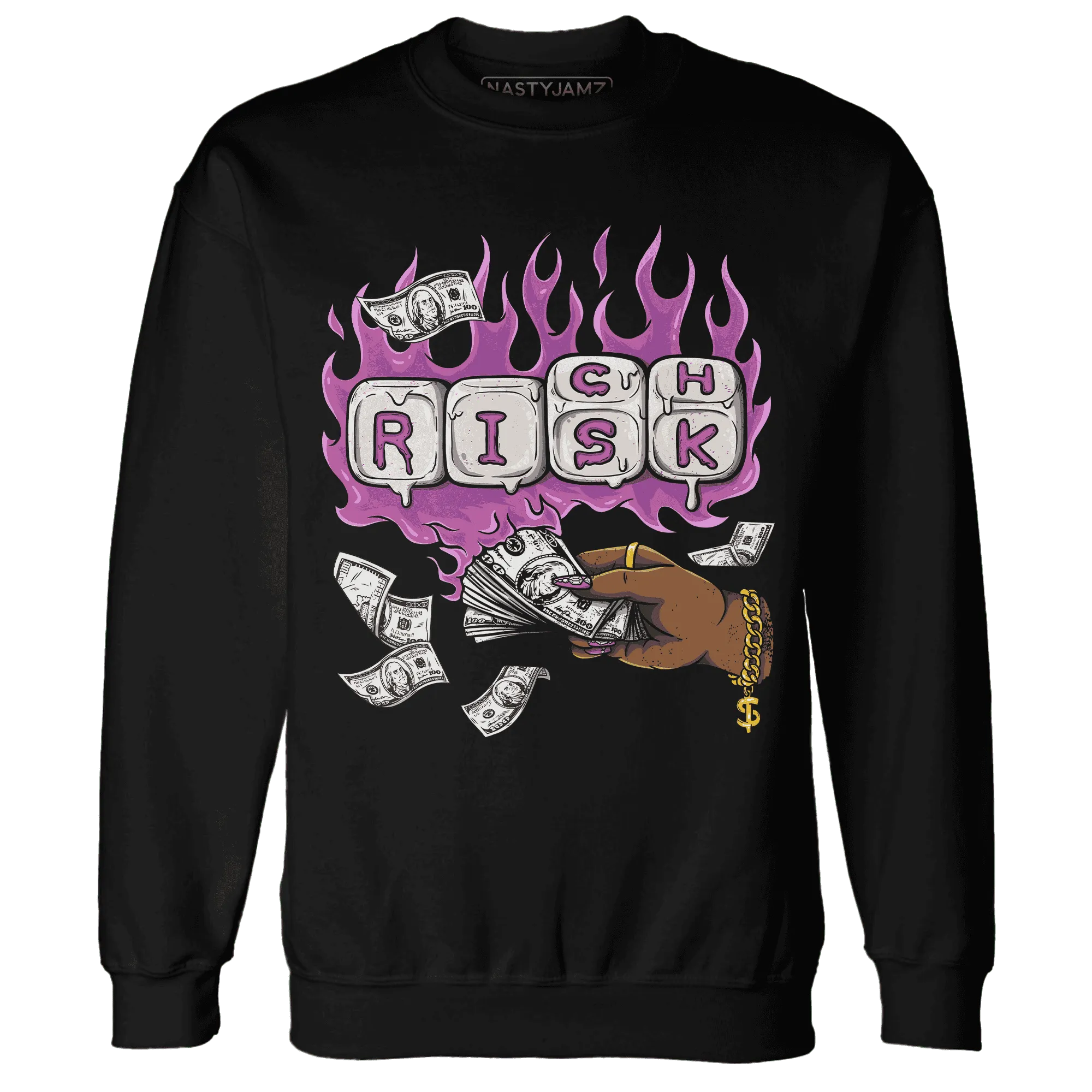 GS-Hyper-Violet-4s-Sweatshirt-Match-Rich-Or-Risk
