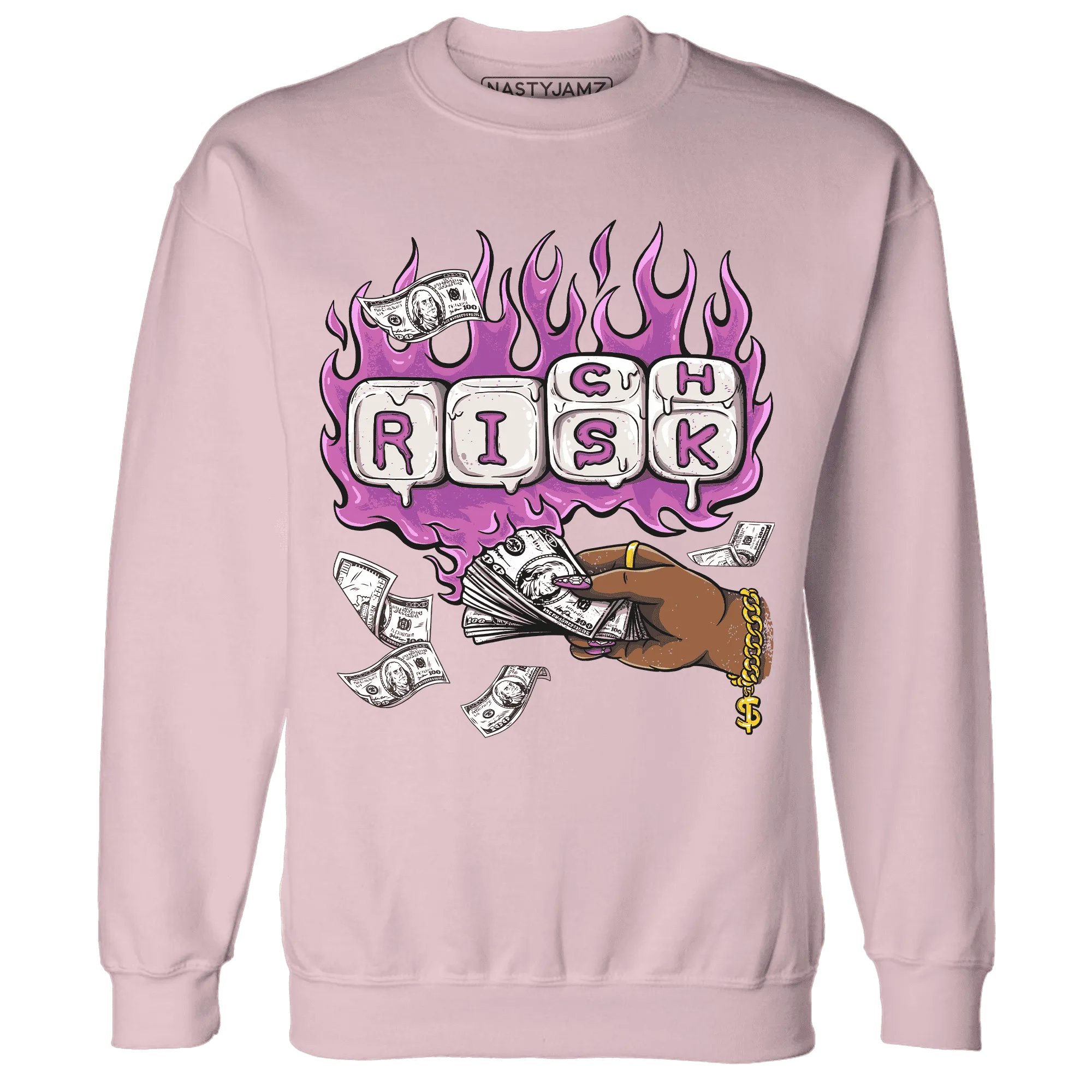 GS-Hyper-Violet-4s-Sweatshirt-Match-Rich-Or-Risk