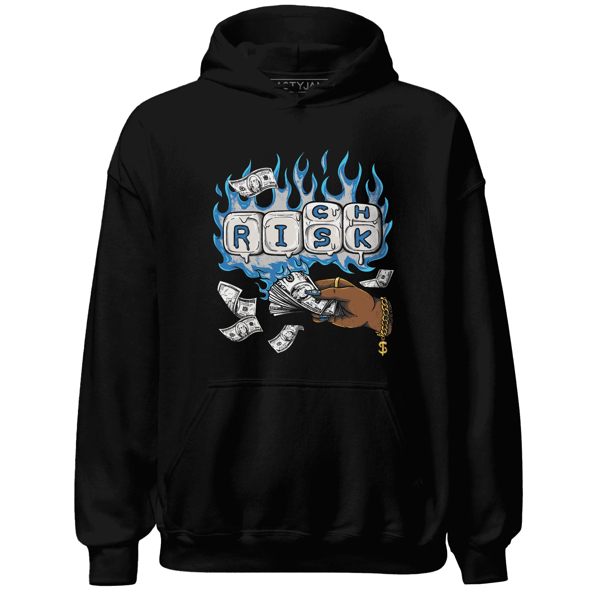Industrial-Blue-4s-Hoodie-Match-Rich-Or-Risk