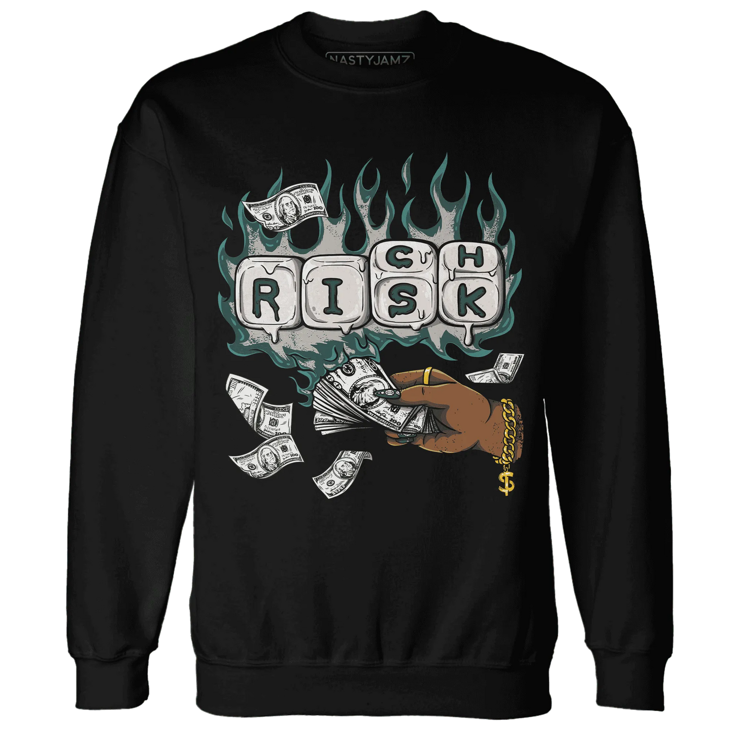 Oxidized-Green-4s-Sweatshirt-Match-Rich-Or-Risk