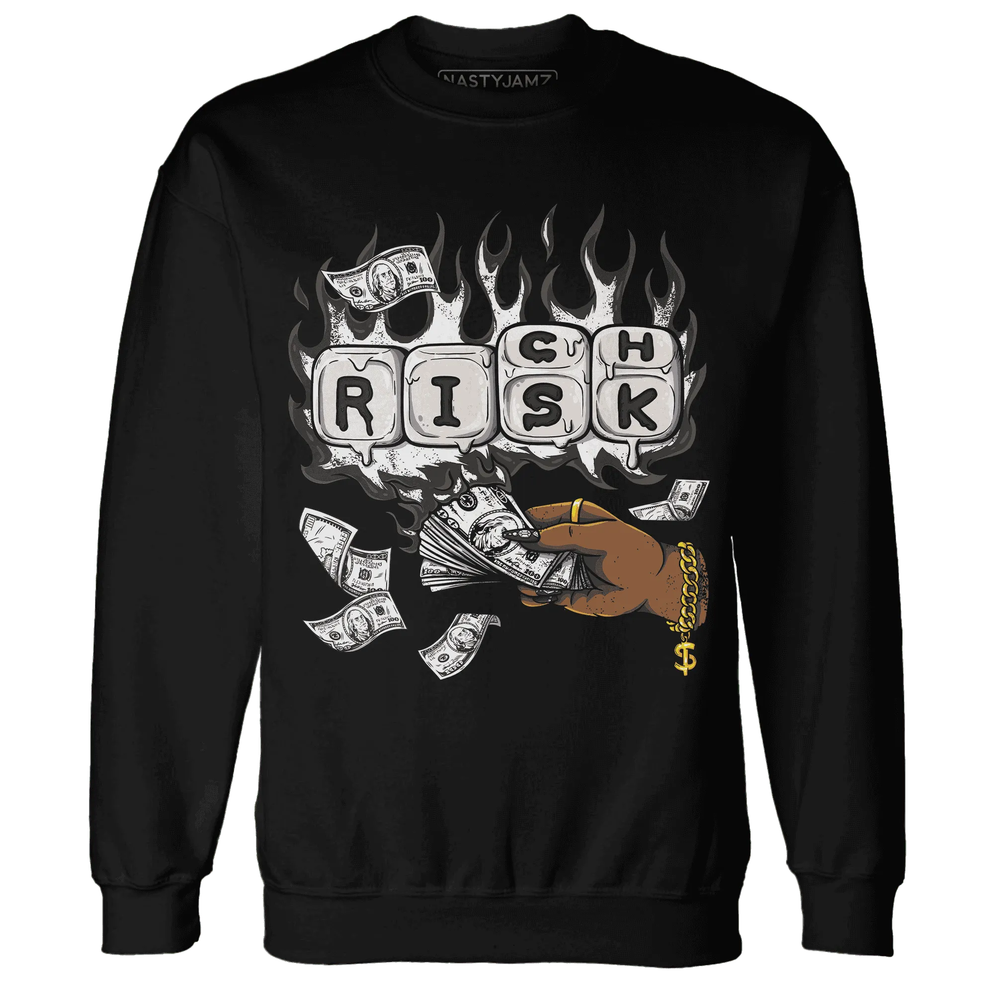 White-Thunder-4s-Sweatshirt-Match-Rich-Or-Risk