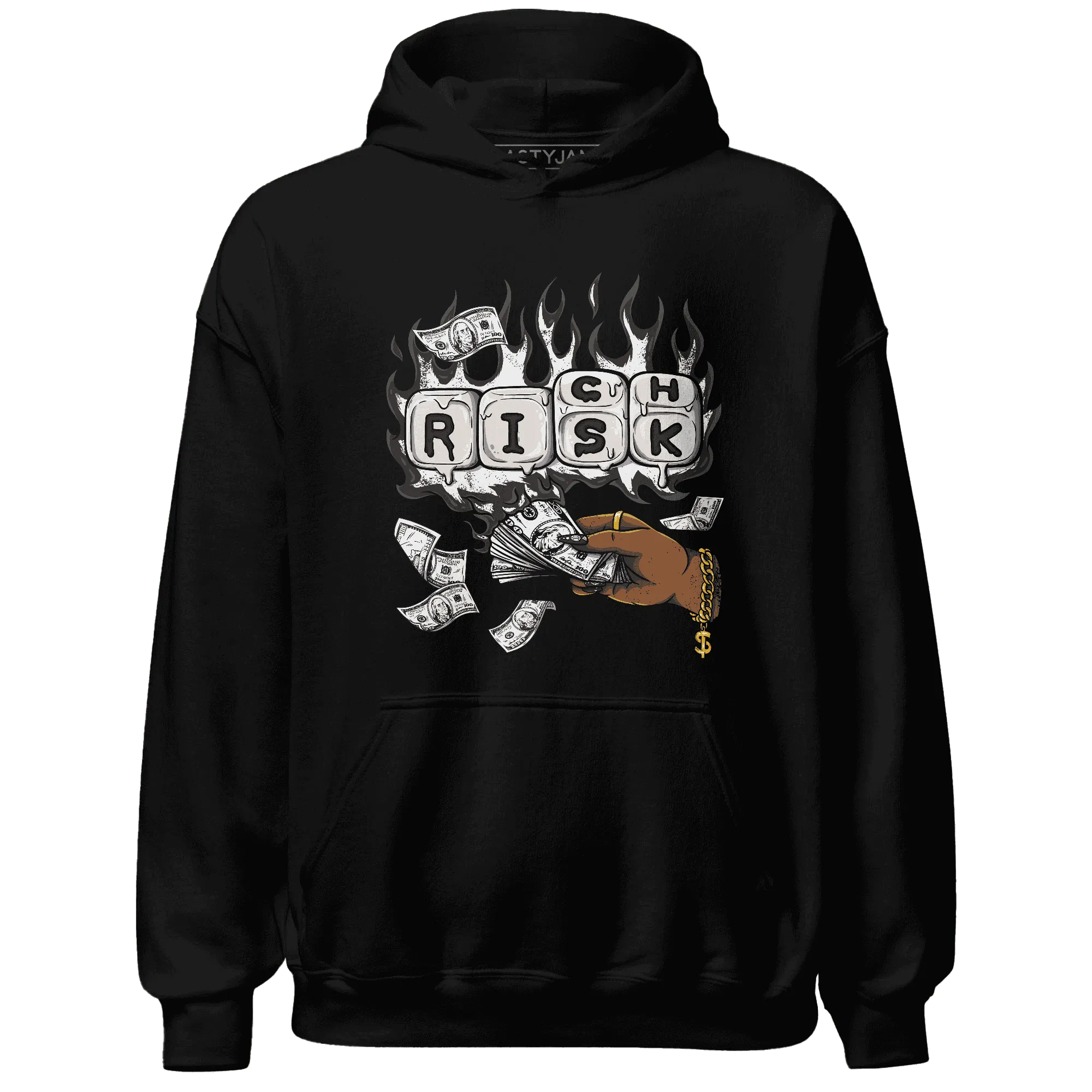 White-Thunder-4s-Hoodie-Match-Rich-Or-Risk