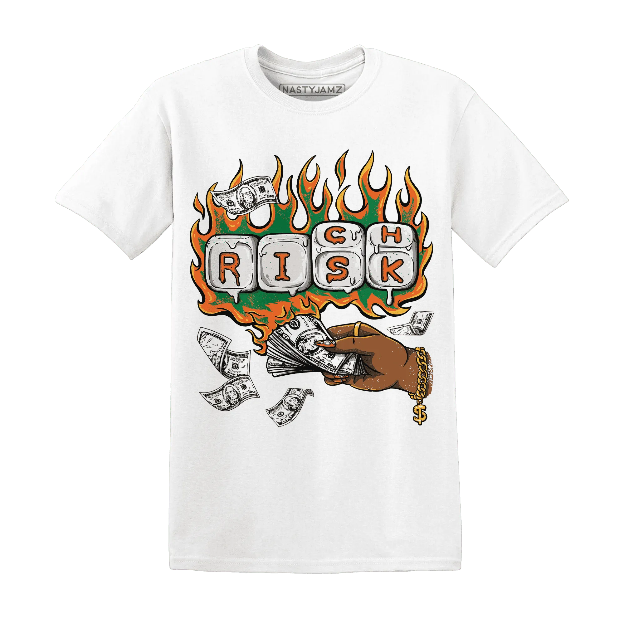 MAM-Hurricanes-5s-T-Shirt-Match-Rich-Or-Risk