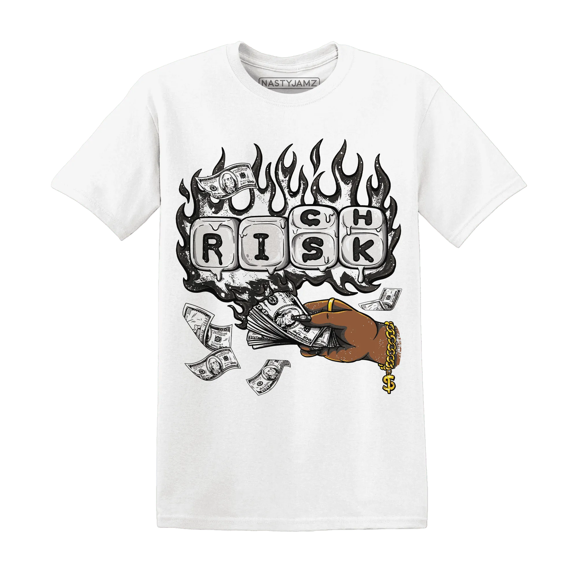 Reverse-Oreo-6s-T-Shirt-Match-Rich-Or-Risk