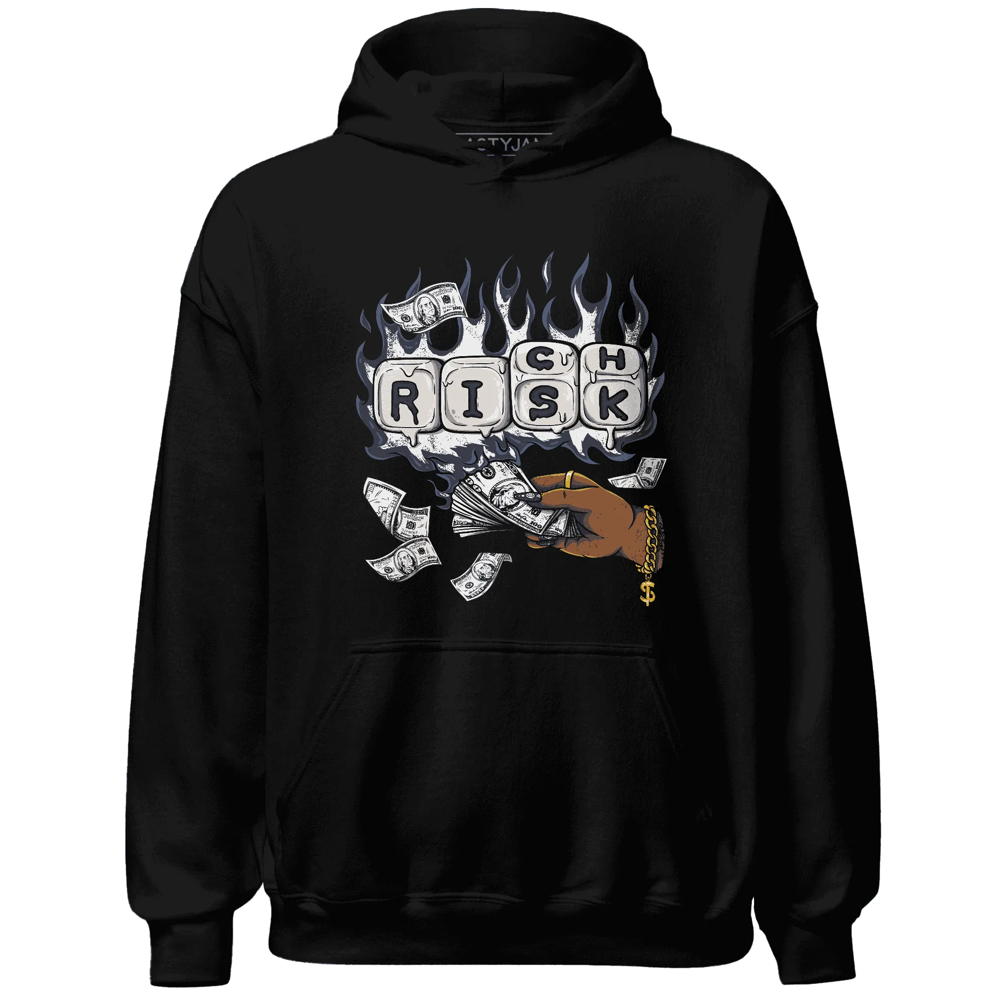 White-Navy-6s-Hoodie-Match-Rich-Or-Risk