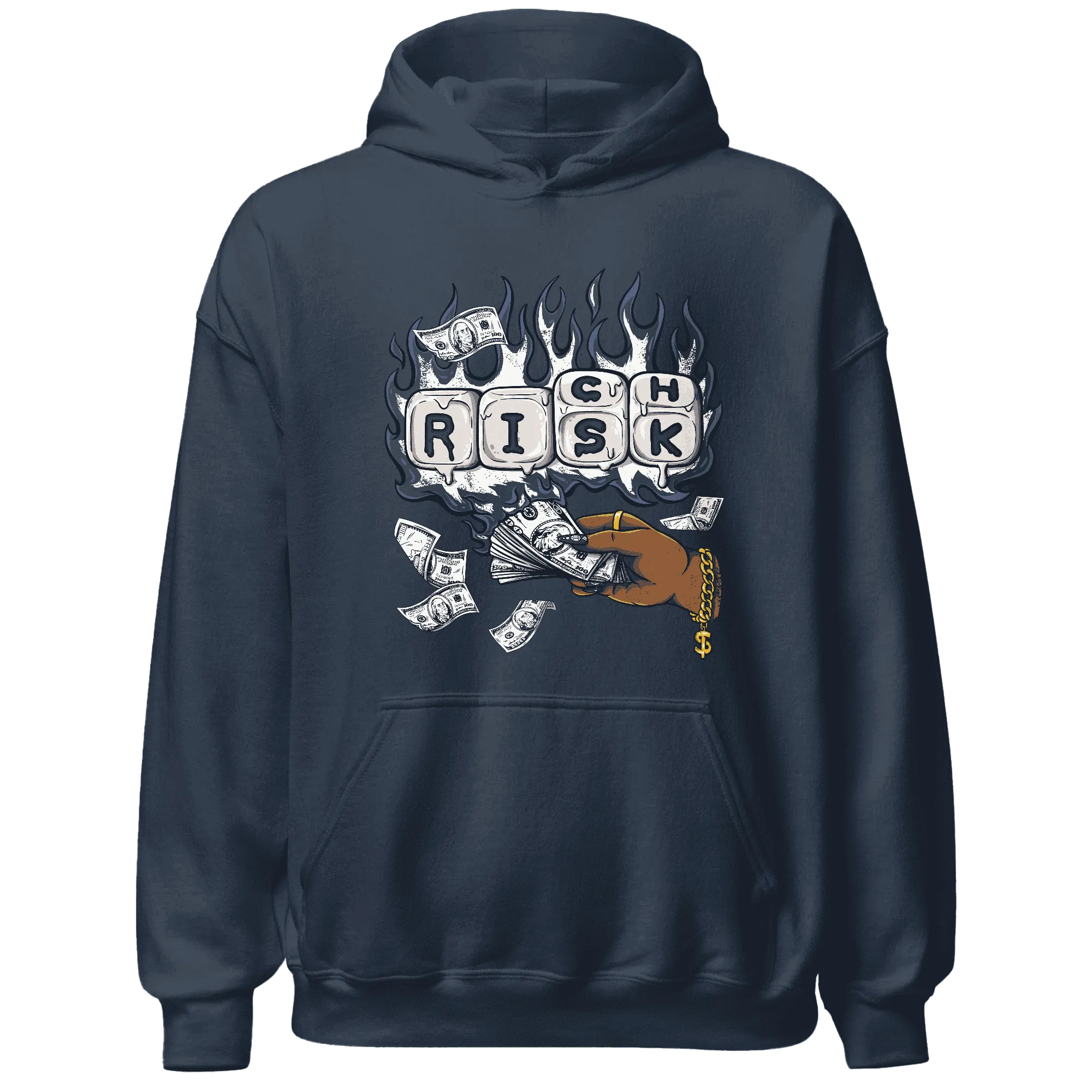 White-Navy-6s-Hoodie-Match-Rich-Or-Risk