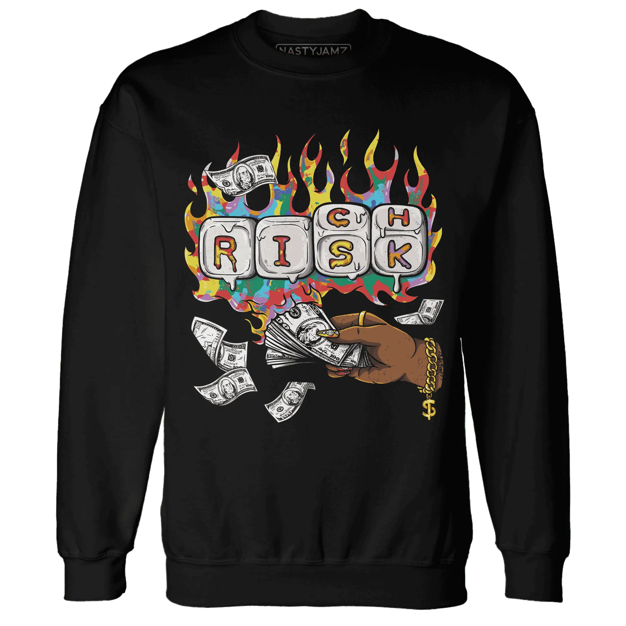 Mid-GS-Six-Championships-1s-Sweatshirt-Match-Rich-Or-Risk