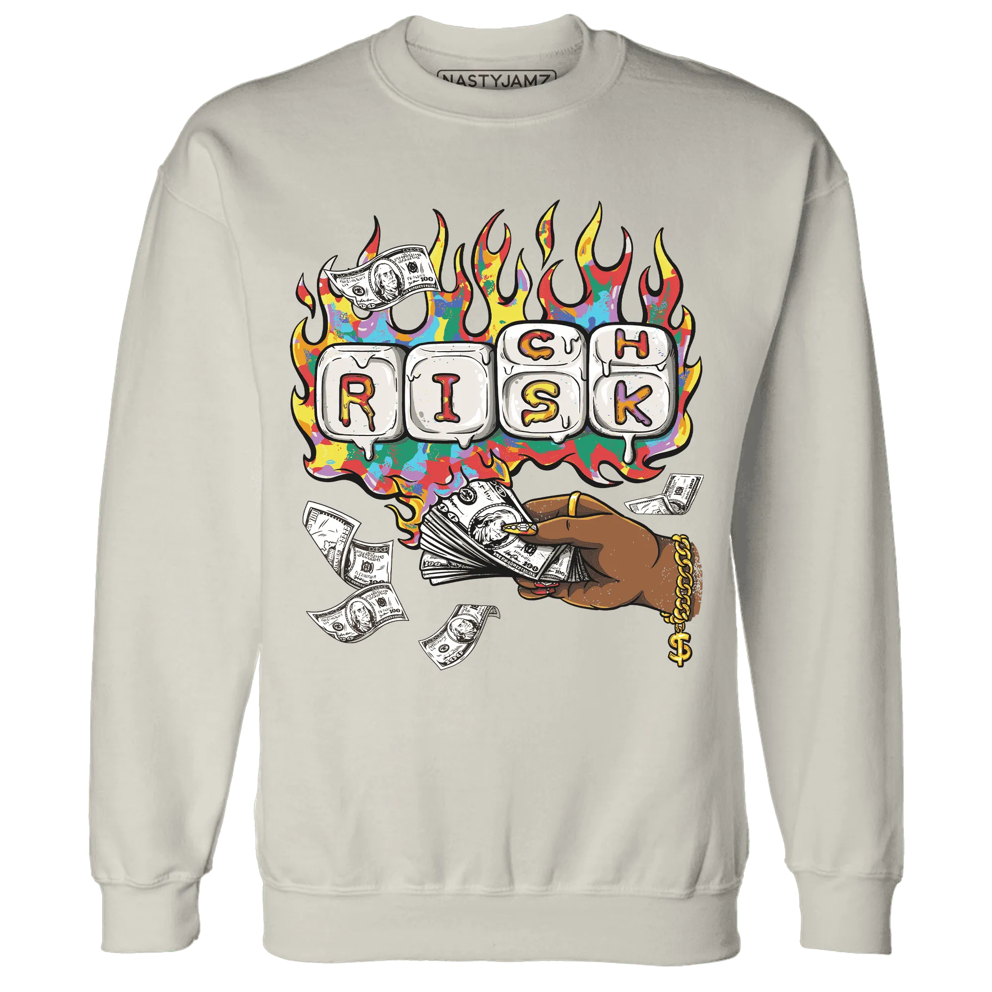 Mid-GS-Six-Championships-1s-Sweatshirt-Match-Rich-Or-Risk