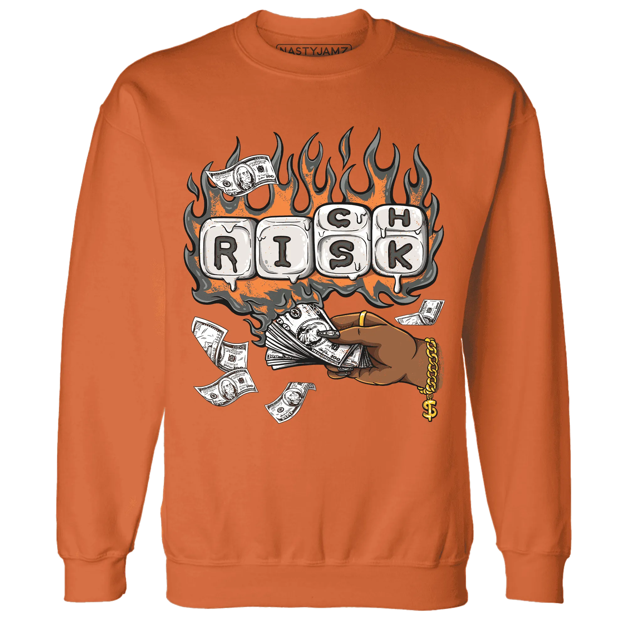 Fear-Pack-3s-Sweatshirt-Match-Rich-Or-Risk