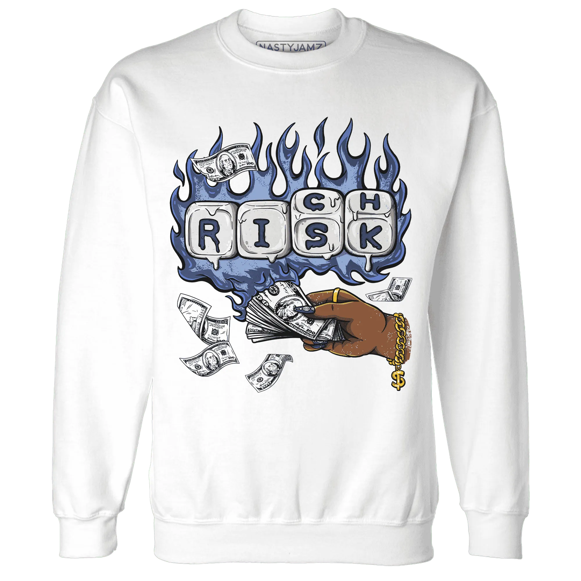 Midnight-Navy-5s-Sweatshirt-Match-Rich-Or-Risk