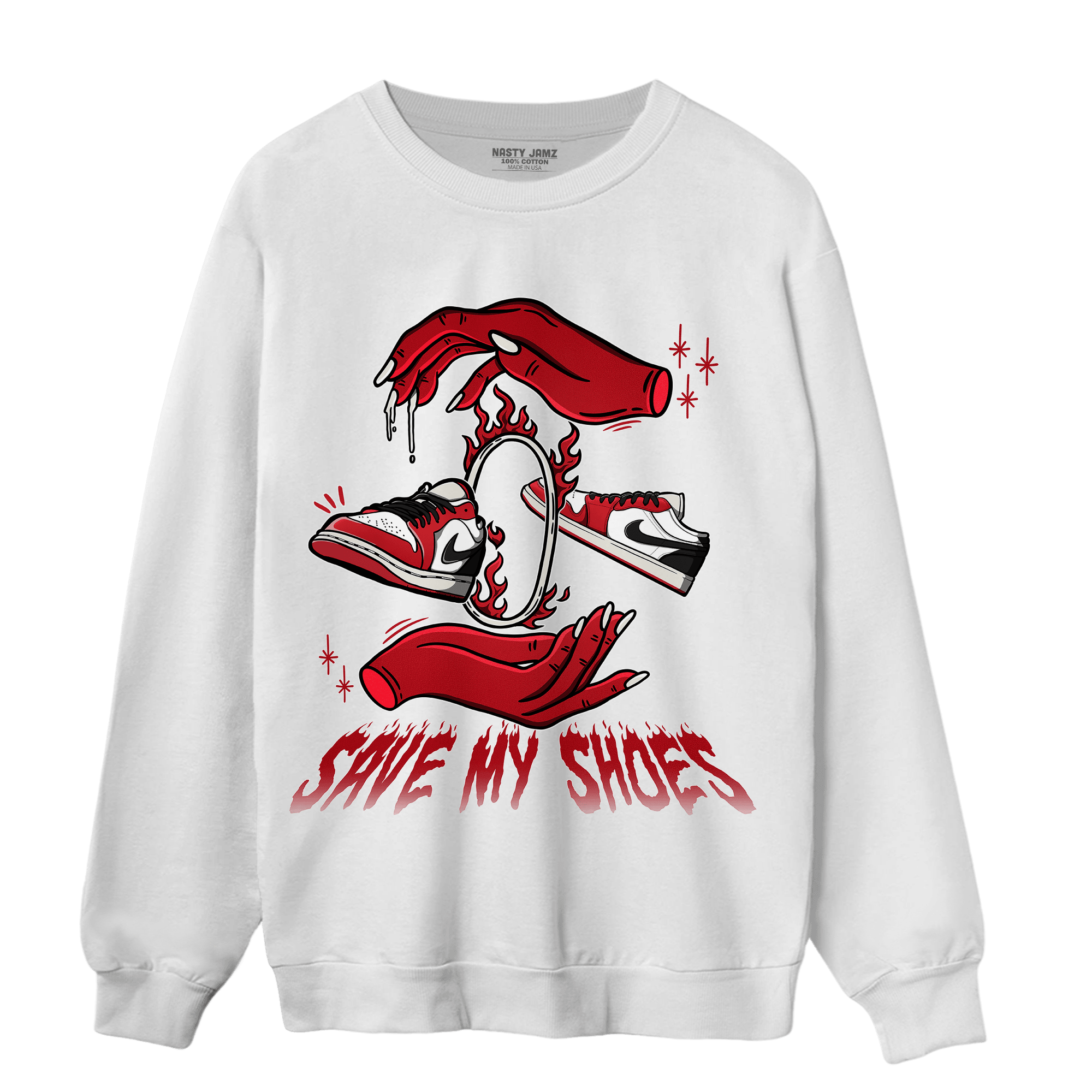 Low OG Trophy Room 1s Sweatshirt Match Save My Shoes - NastyJamz