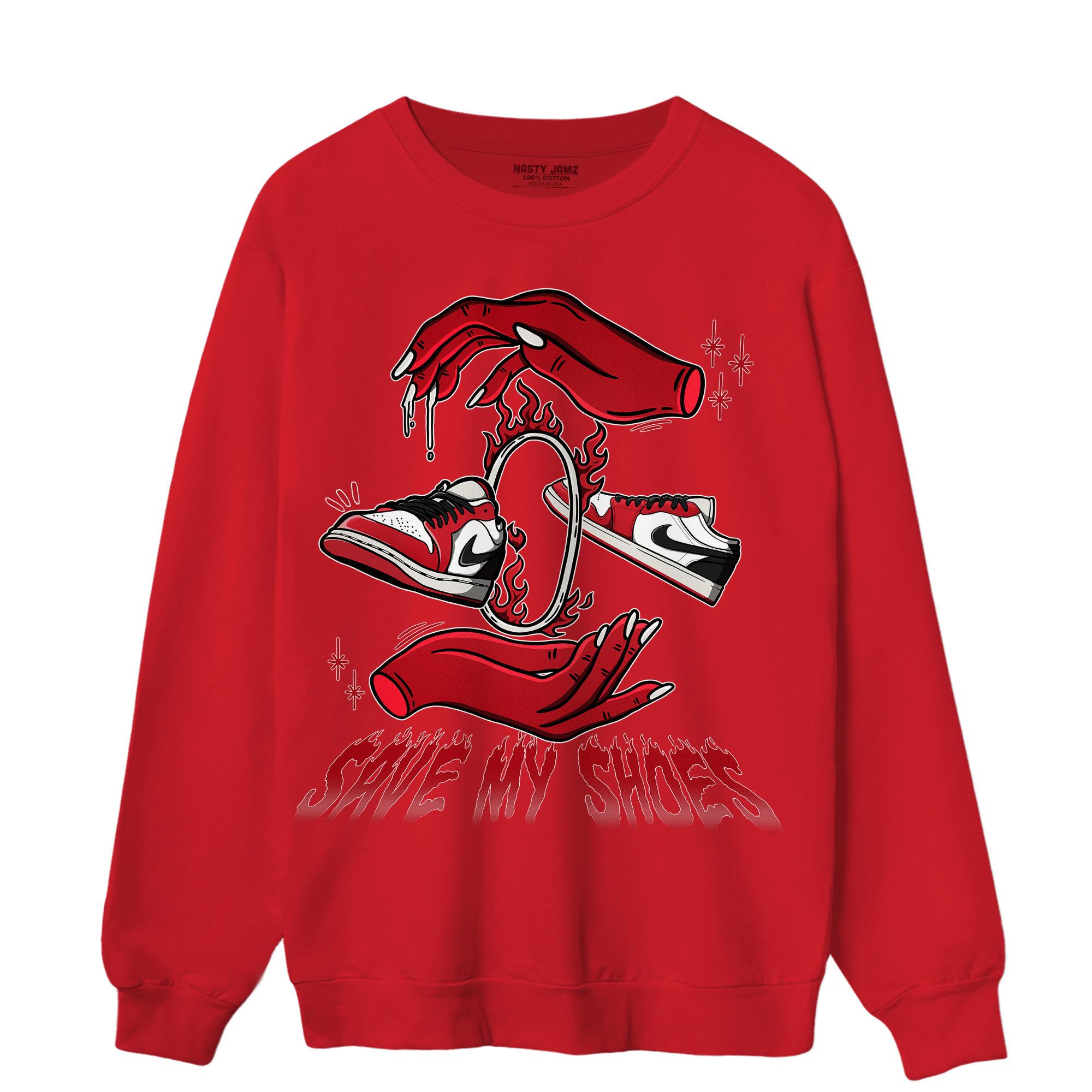 Low OG Trophy Room 1s Sweatshirt Match Save My Shoes - NastyJamz