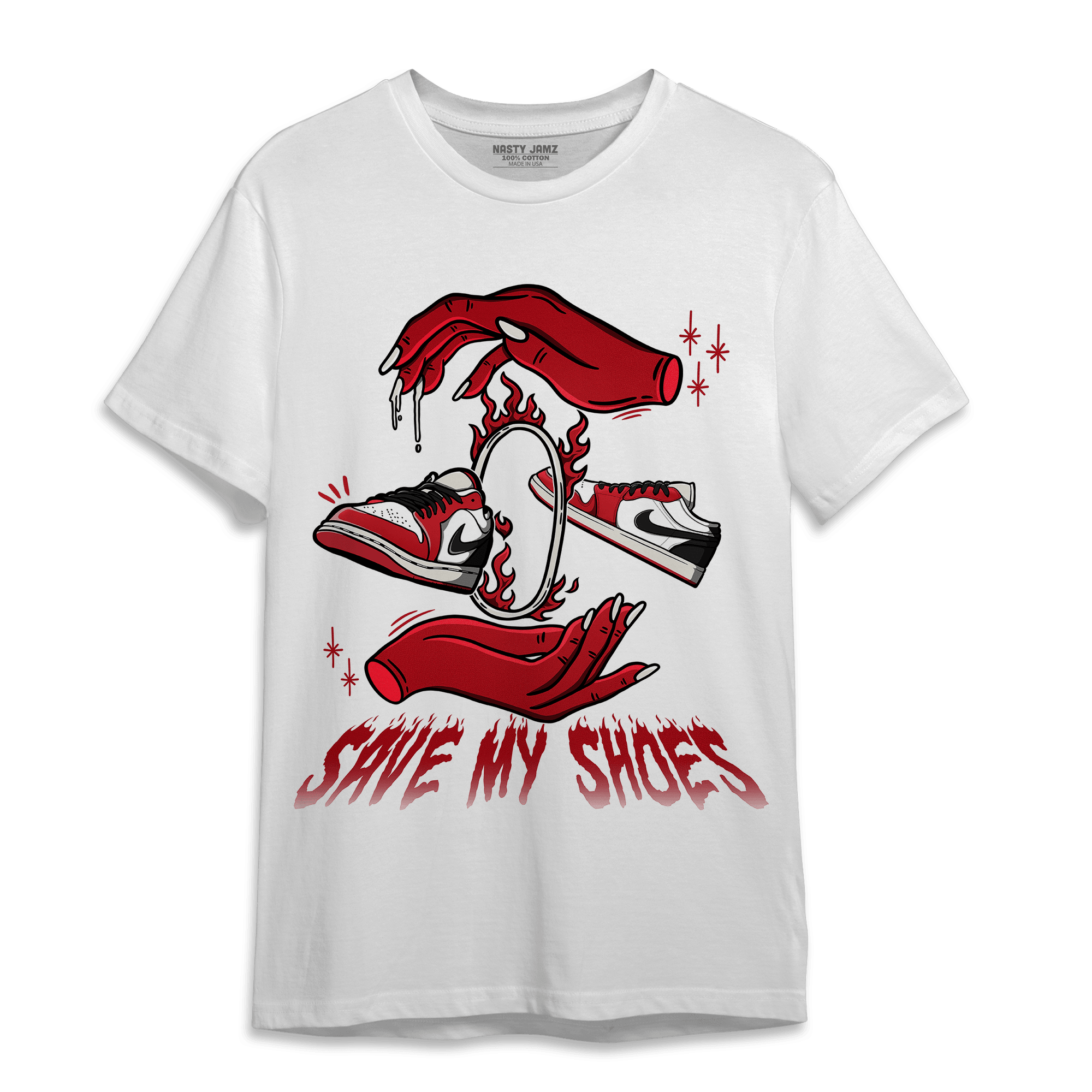 Low OG Trophy Room 1s T Shirt Match Save My Shoes - NastyJamz