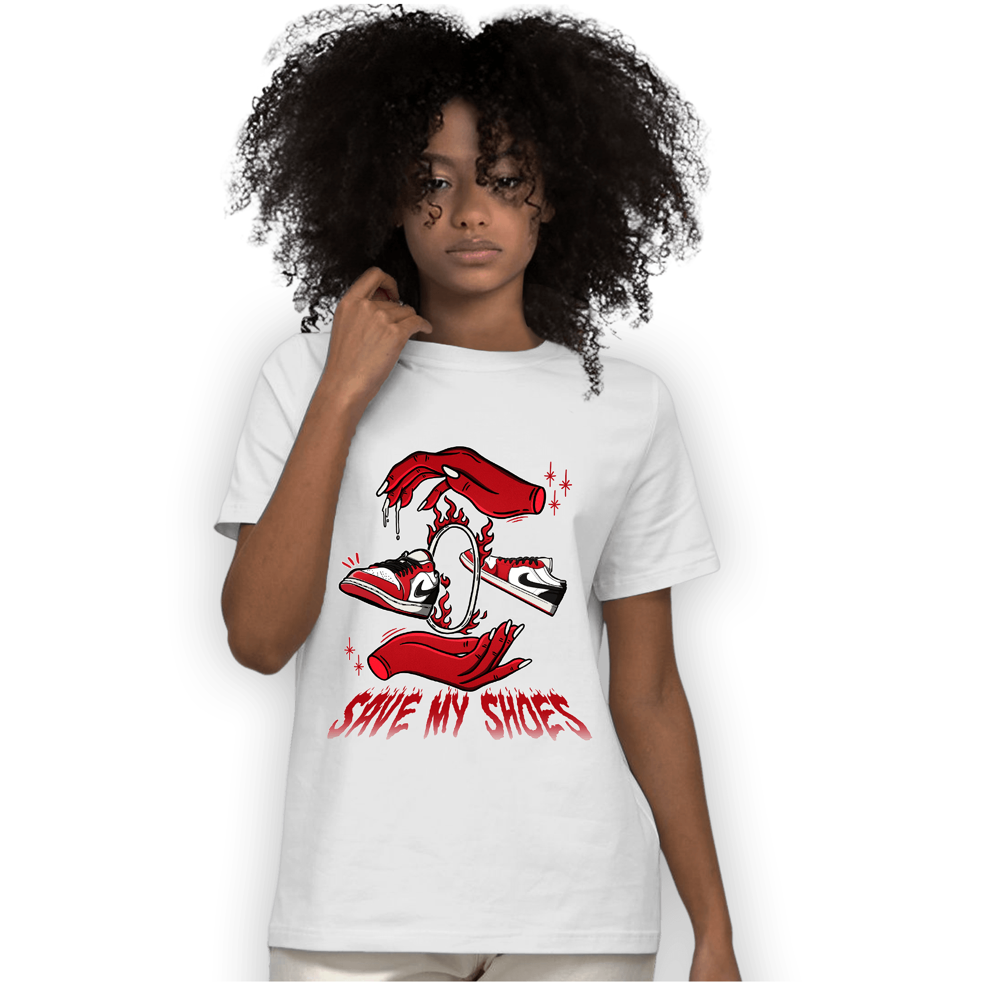 Low OG Trophy Room 1s T Shirt Match Save My Shoes - NastyJamz