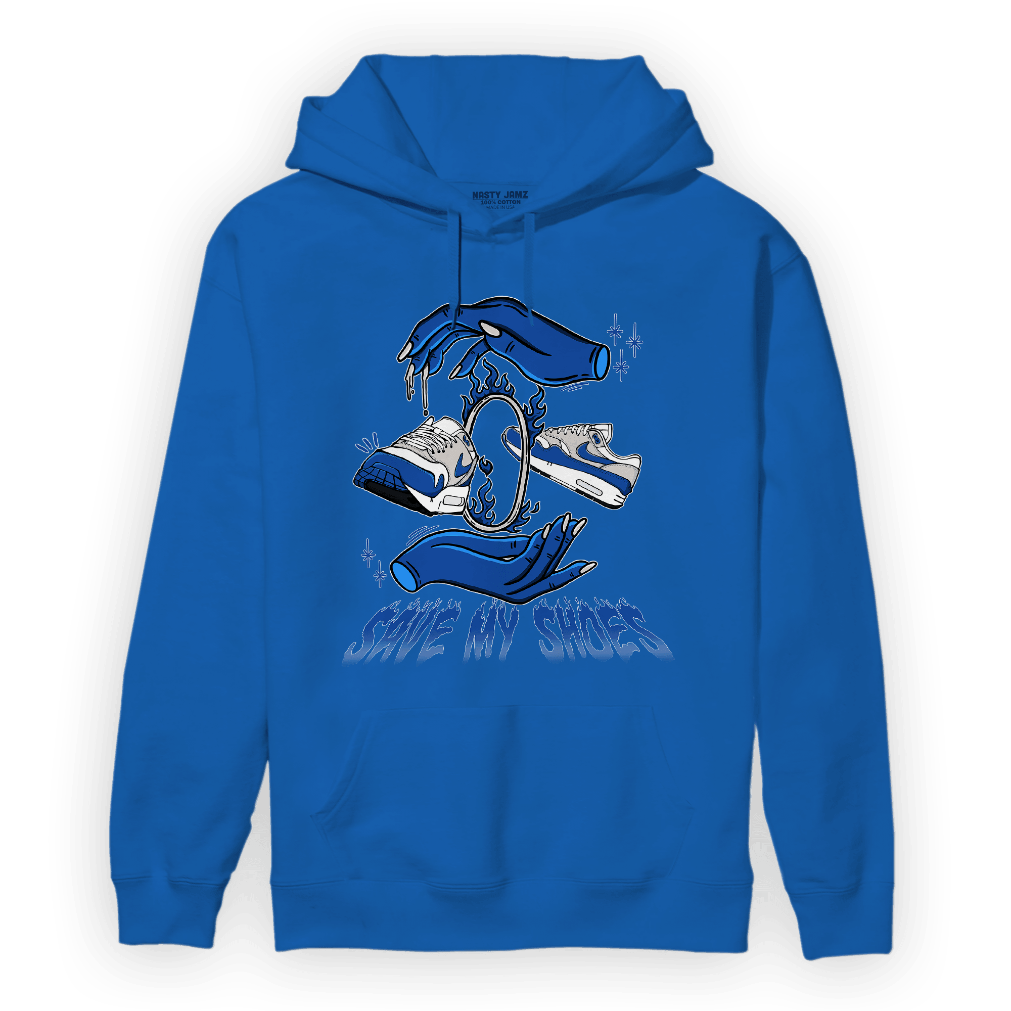 Air Max 1 86 Royal Hoodie Match Save My Shoes - NastyJamz
