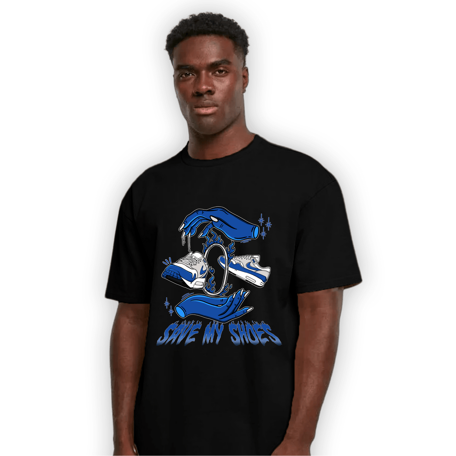 Air Max 1 86 Royal T Shirt Match Save My Shoes - NastyJamz