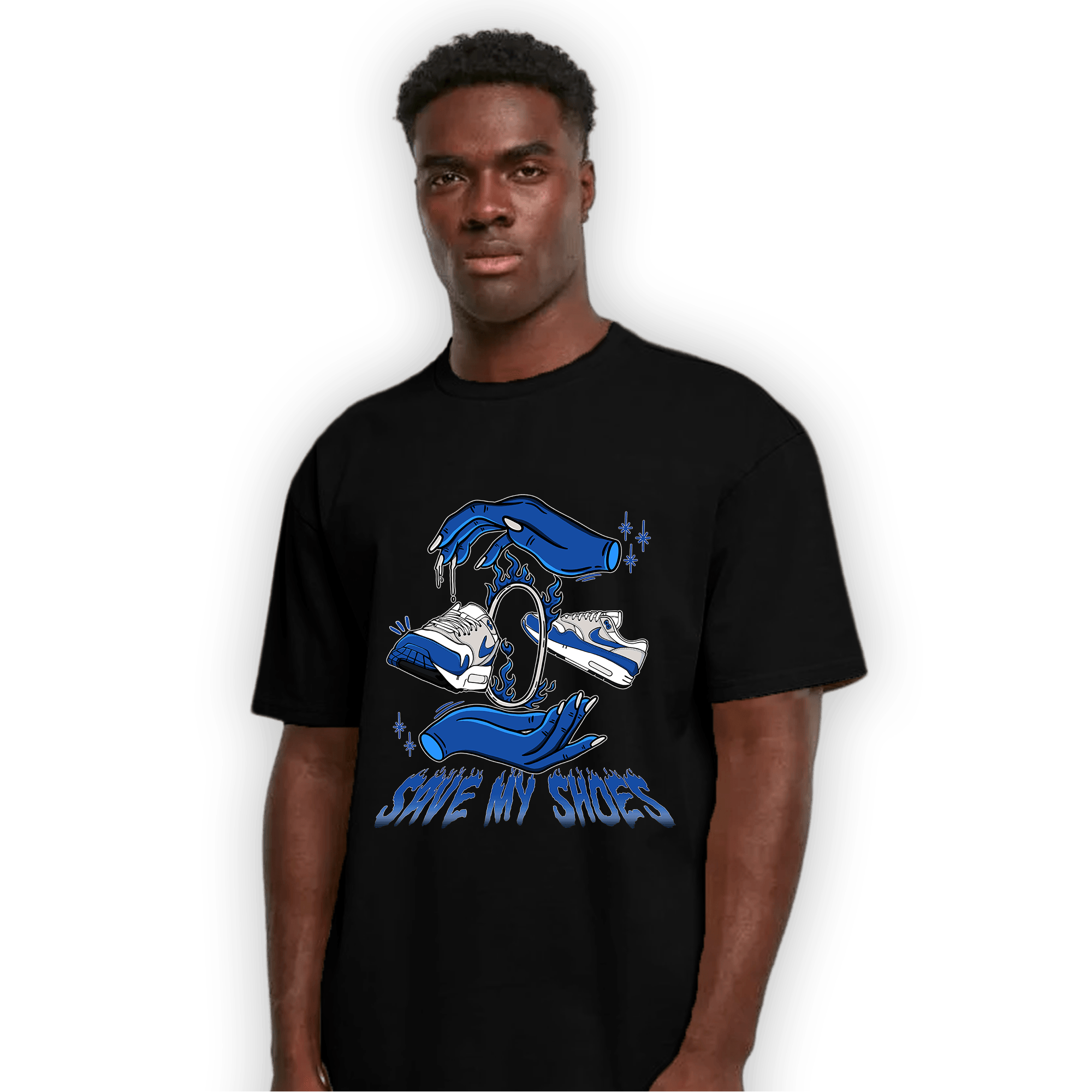 Air Max 1 86 Royal T Shirt Match Save My Shoes - NastyJamz