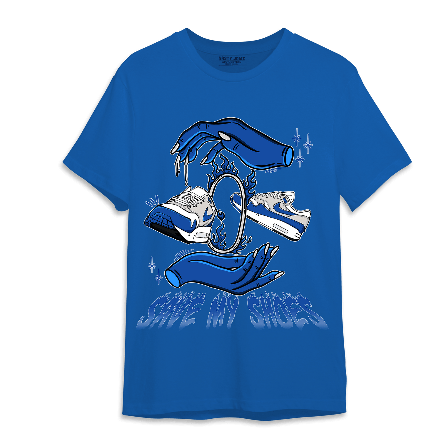 Air Max 1 86 Royal T Shirt Match Save My Shoes - NastyJamz