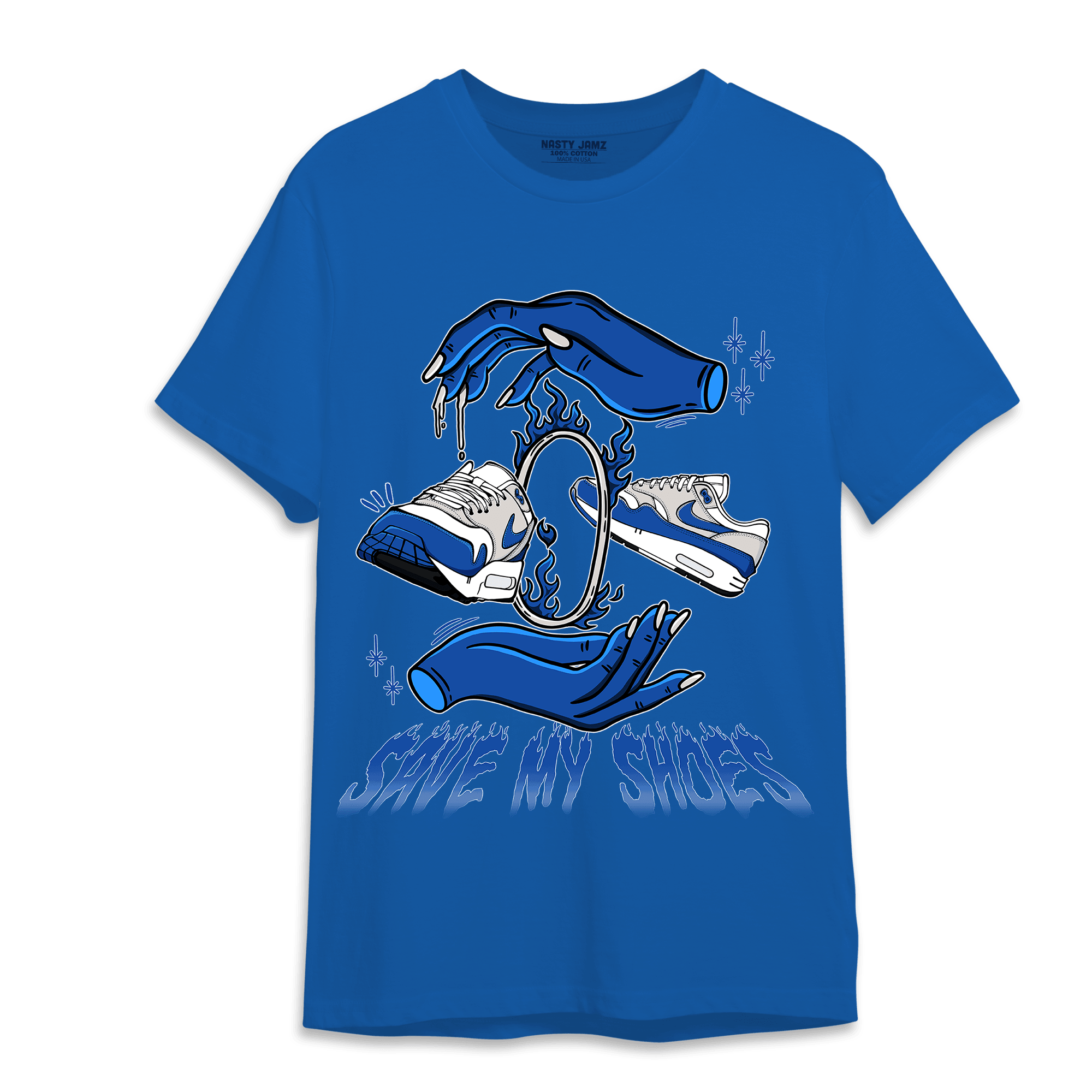 Air Max 1 86 Royal T Shirt Match Save My Shoes - NastyJamz