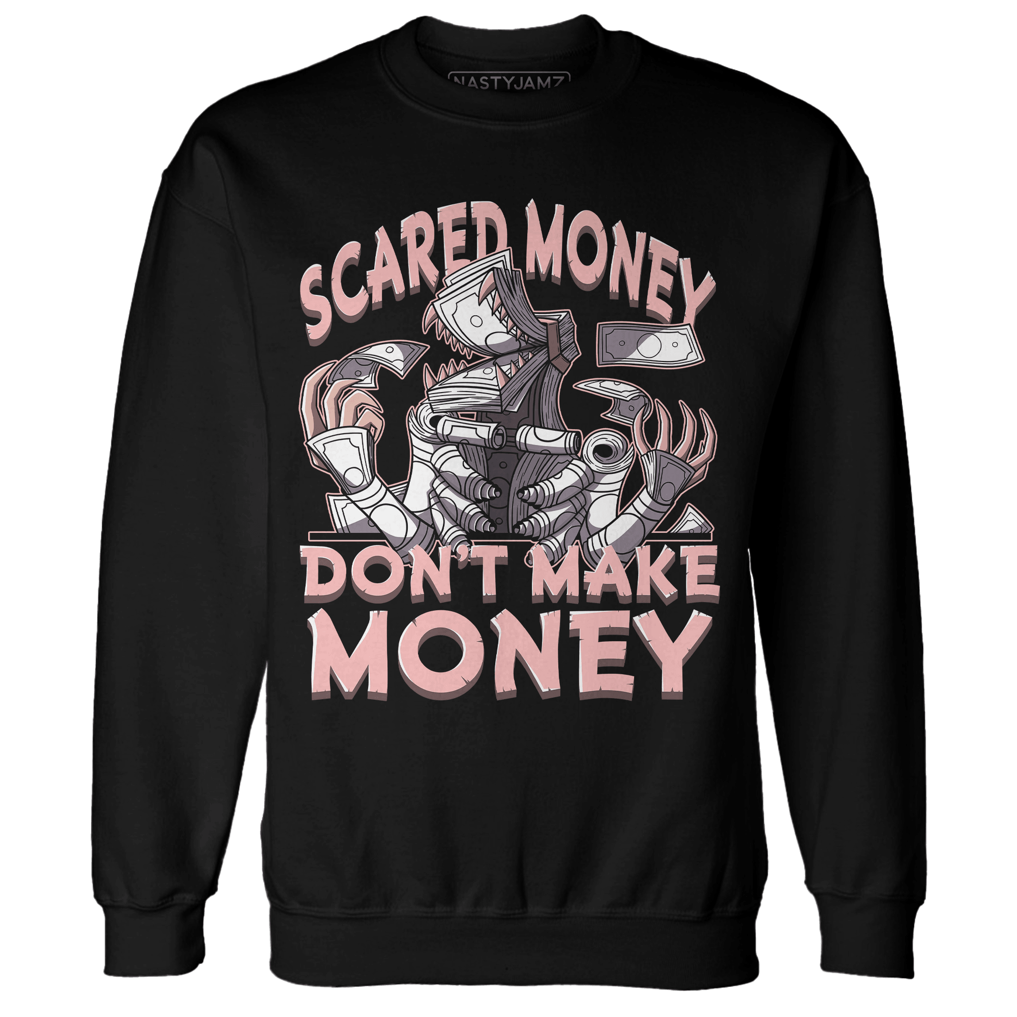 Low Legend Pink 11s Sweatshirt Match Scared Money - NastyJamz