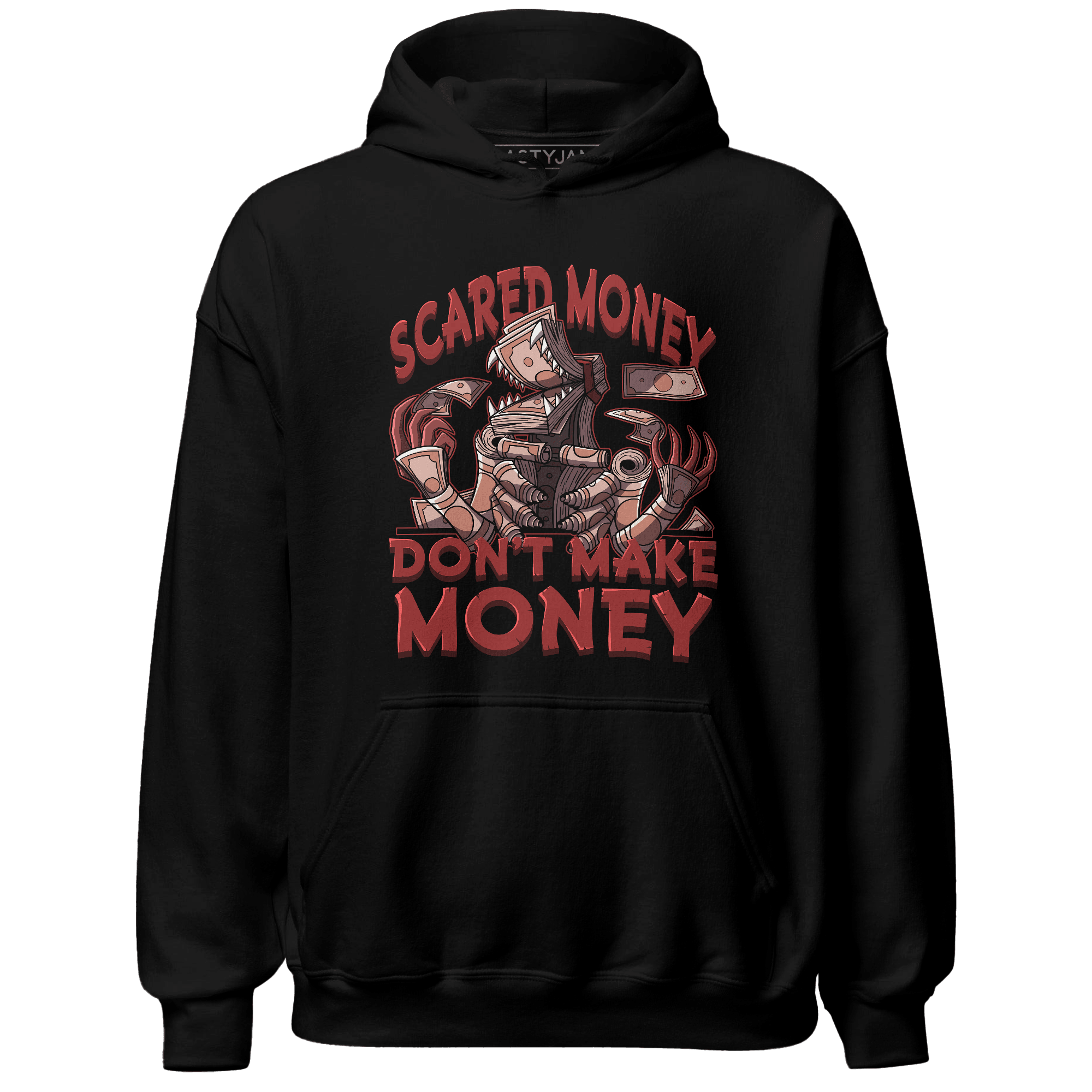 Dune Red 13s Hoodie Match Scared Money - NastyJamz