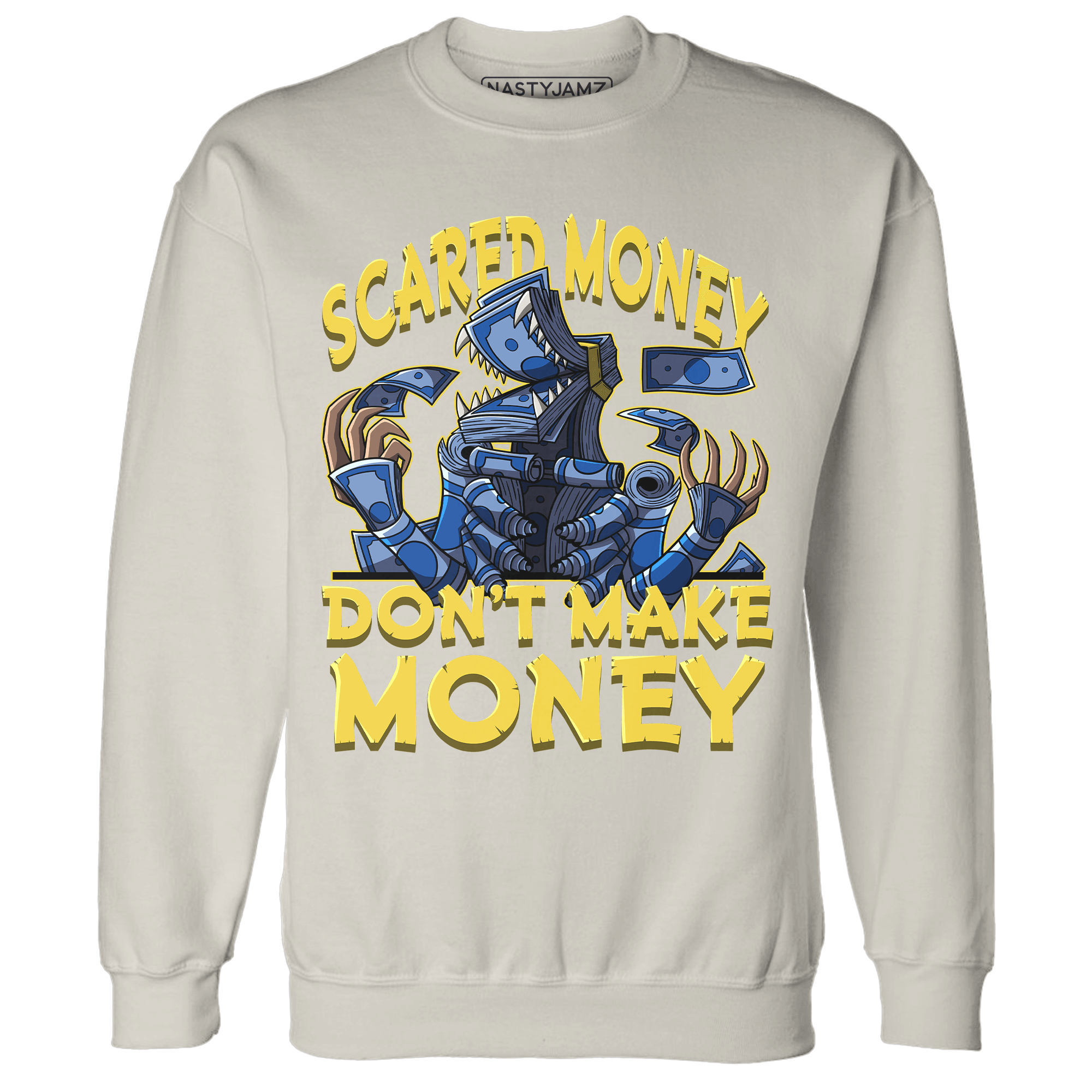 Low OG Canary TVSC 1s Sweatshirt Match Scared Money - NastyJamz