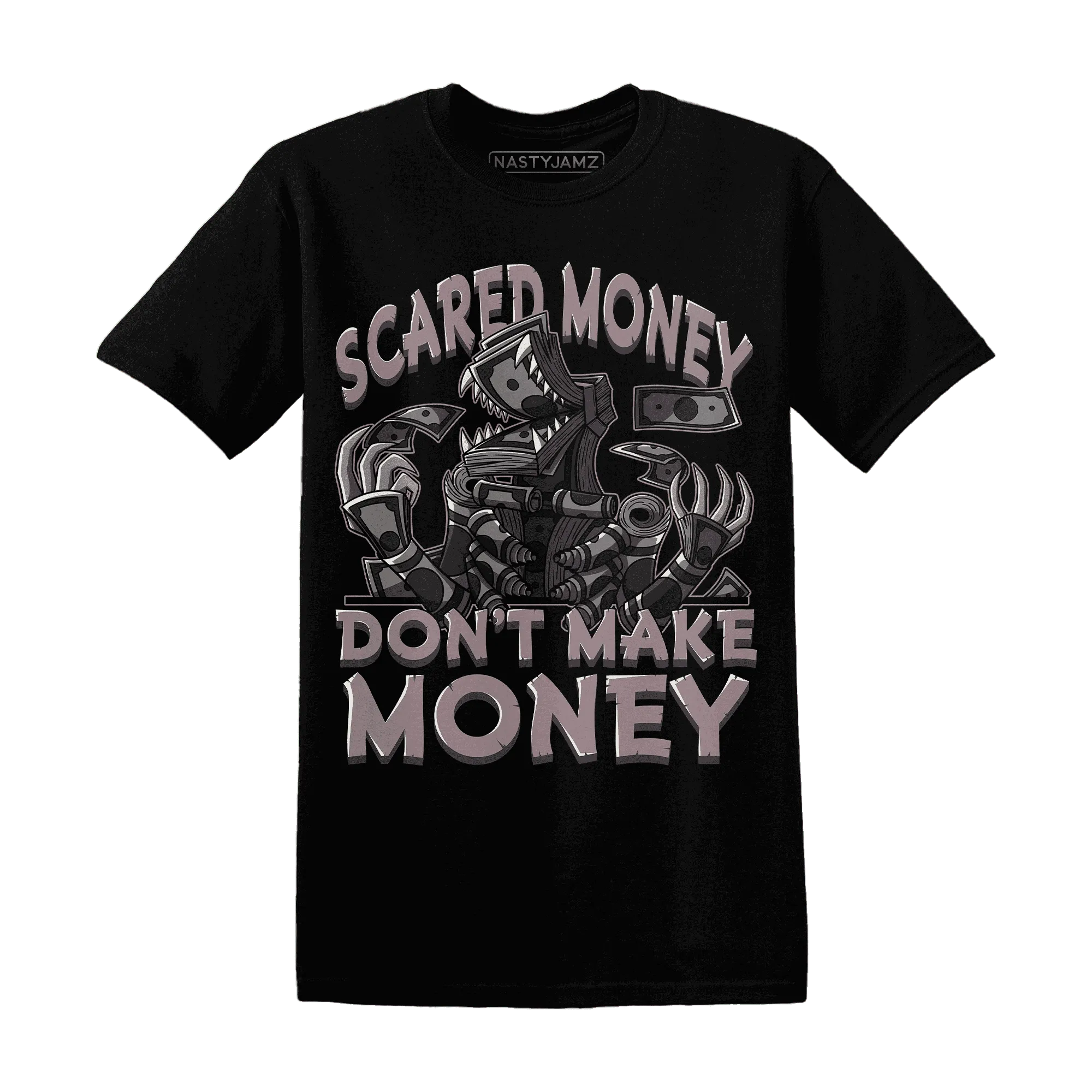 NastyJamz-Black-Violet-Ore-3s-T-Shirt-Match-Scared-Money