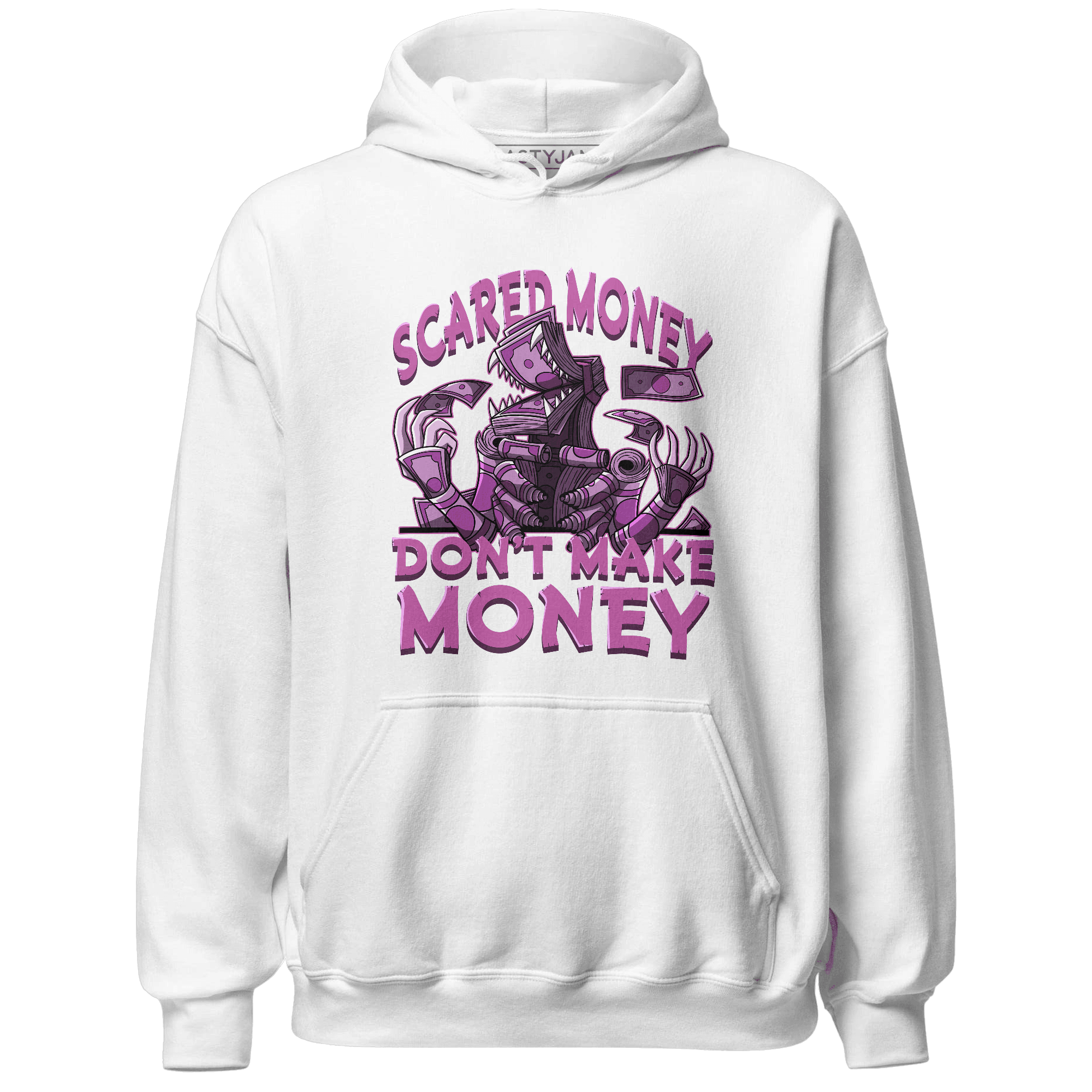 GS Hyper Violet 4s Hoodie Match Scared Money - NastyJamz