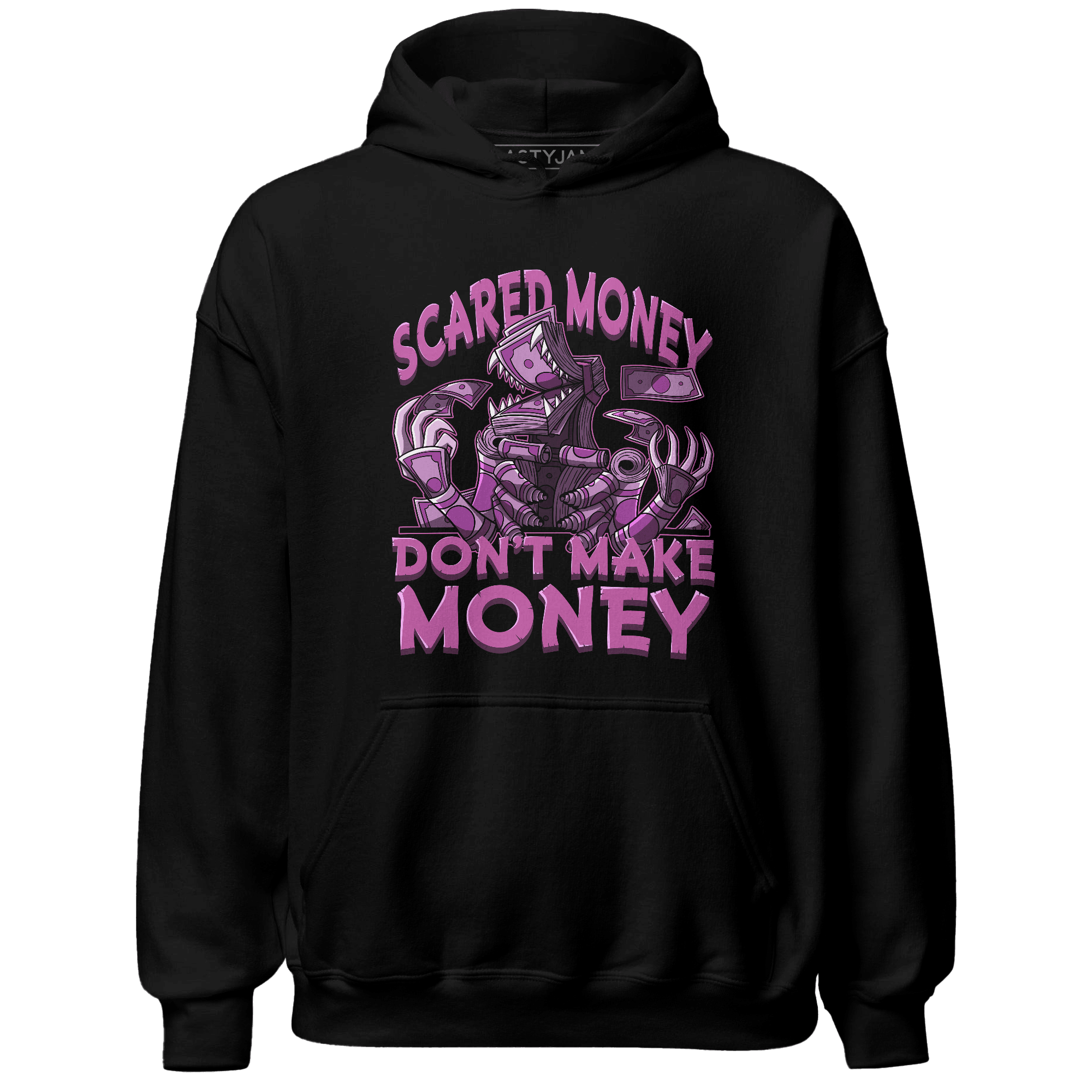 GS Hyper Violet 4s Hoodie Match Scared Money - NastyJamz