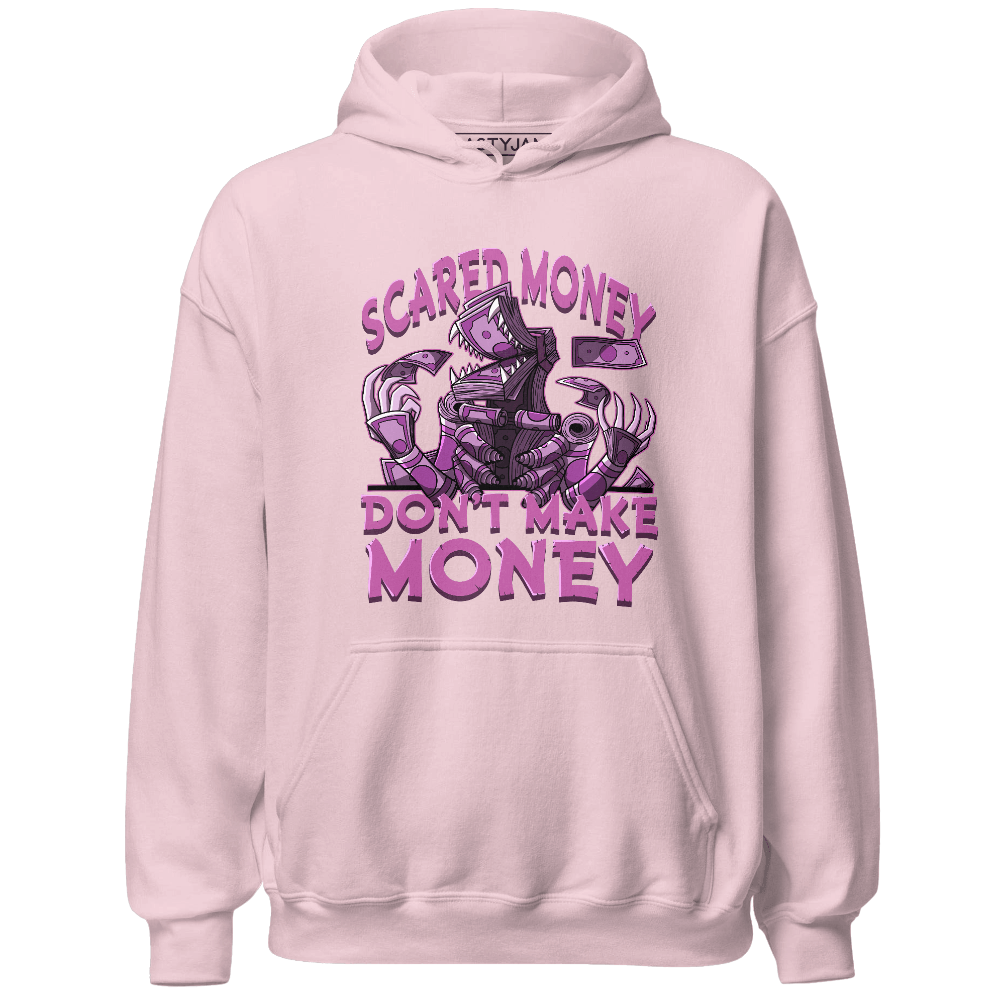 GS Hyper Violet 4s Hoodie Match Scared Money - NastyJamz