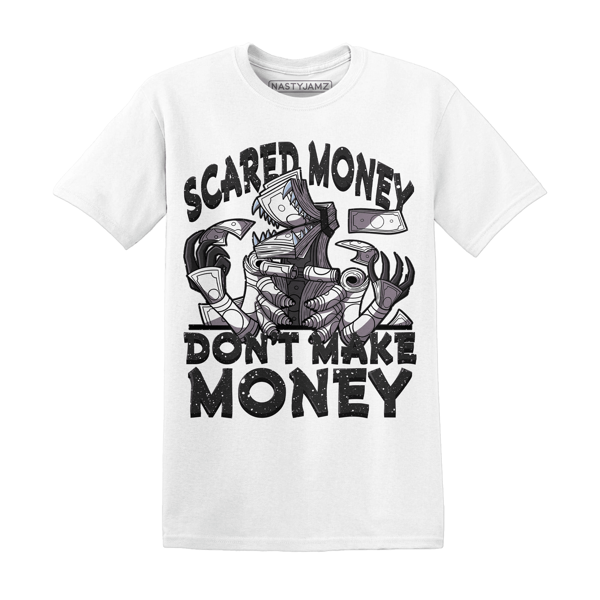 Reverse Oreo 6s T Shirt Match Scared Money - NastyJamz