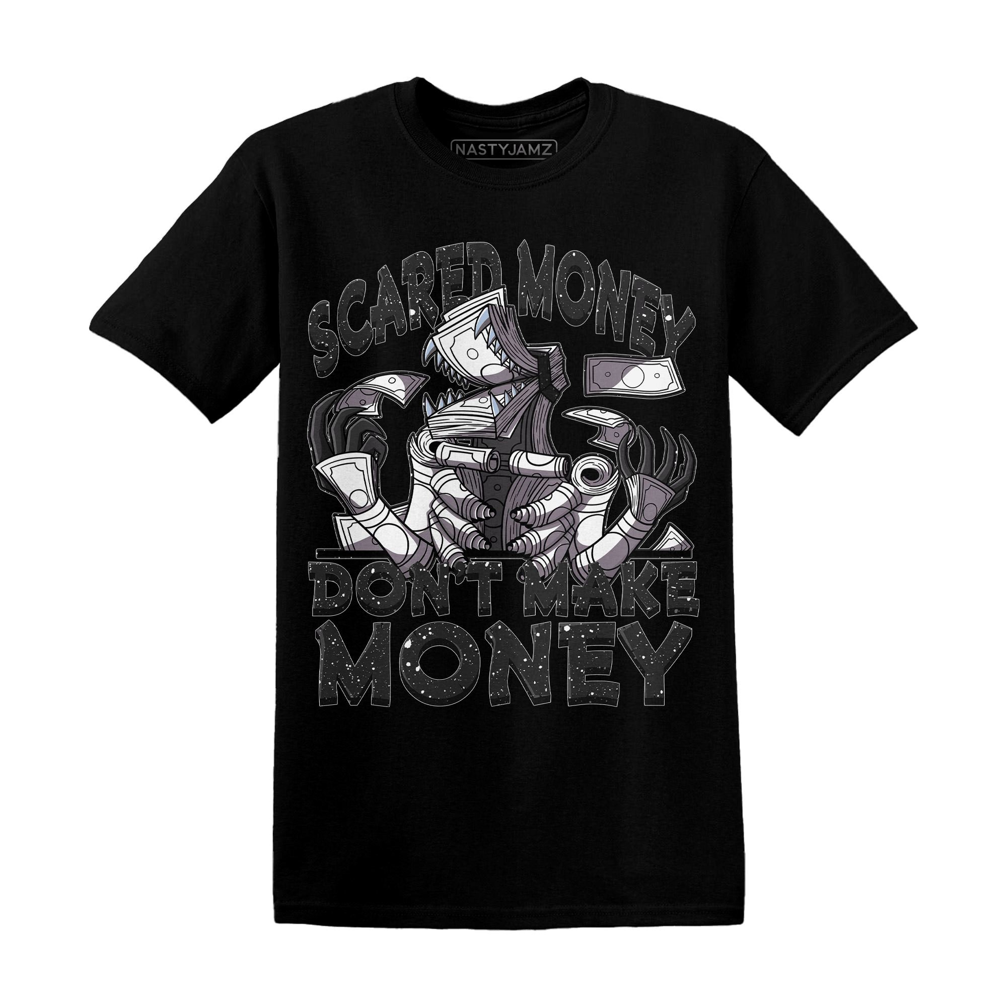 Reverse Oreo 6s T Shirt Match Scared Money - NastyJamz