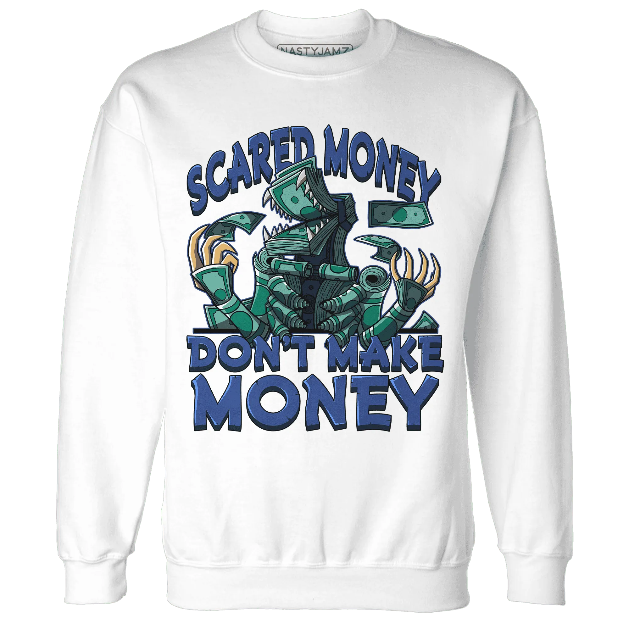 Dunk-Hyper-Royal-Malachite-NastyJamz-Sweatshirt-Match-Scared-Money