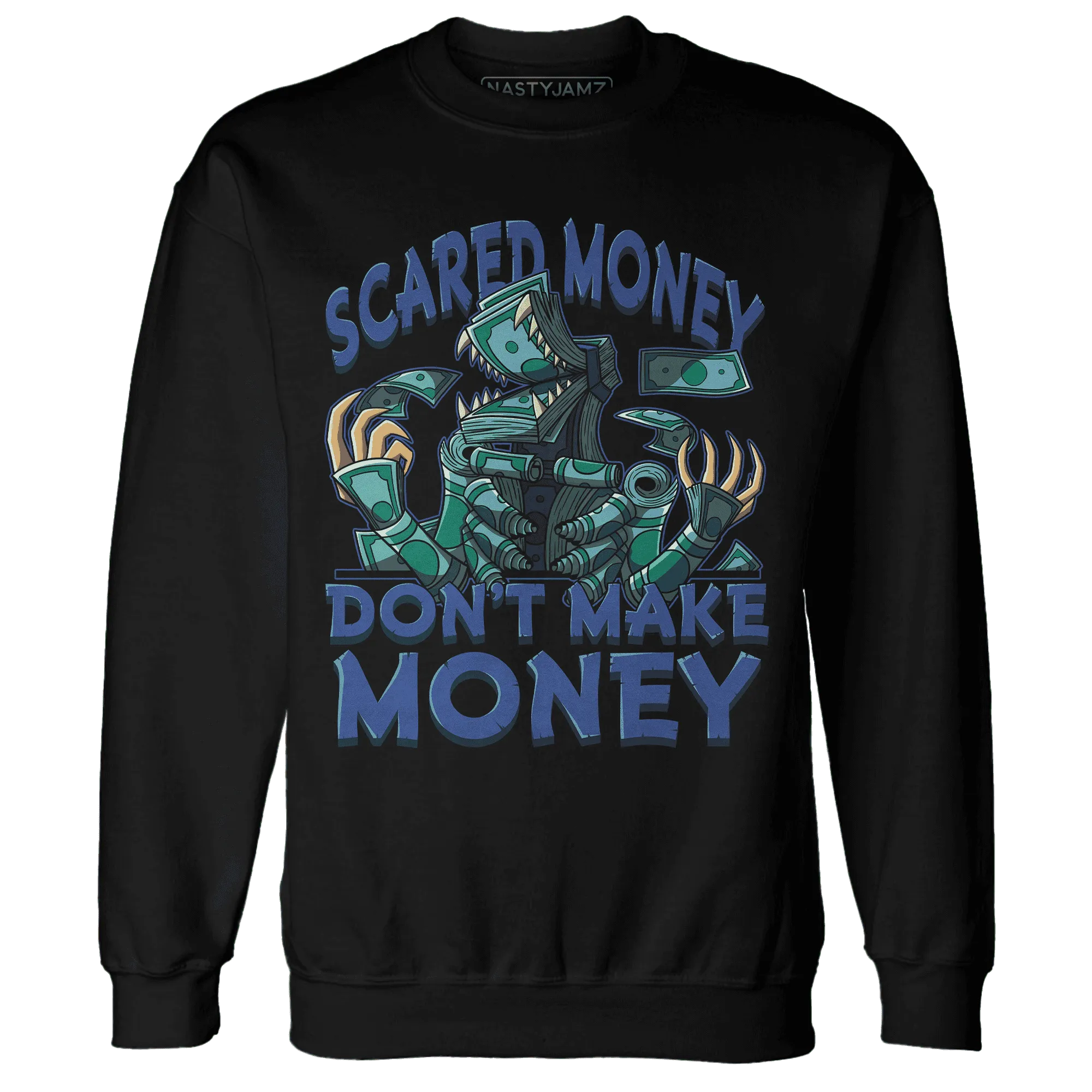 Dunk-Hyper-Royal-Malachite-NastyJamz-Sweatshirt-Match-Scared-Money