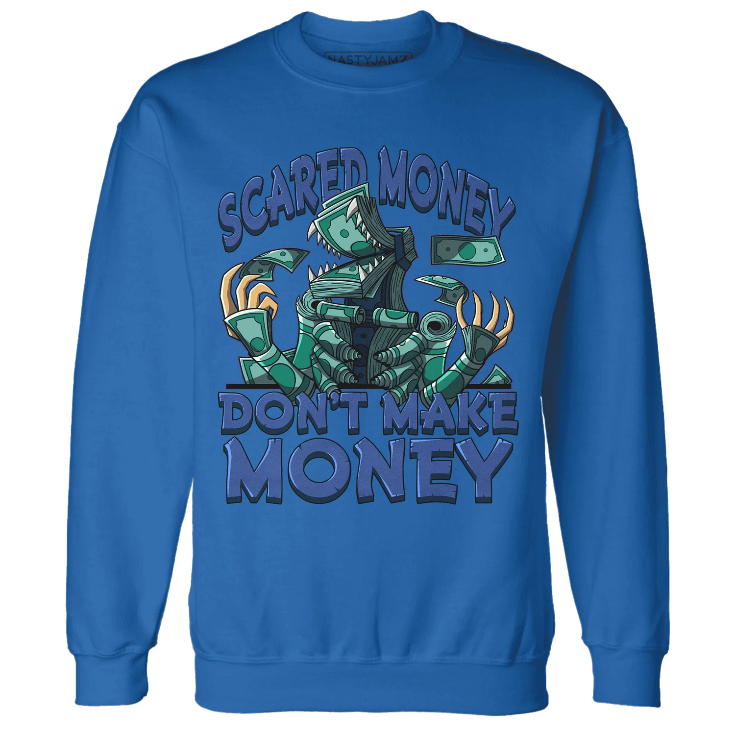 Dunk-Hyper-Royal-Malachite-NastyJamz-Sweatshirt-Match-Scared-Money