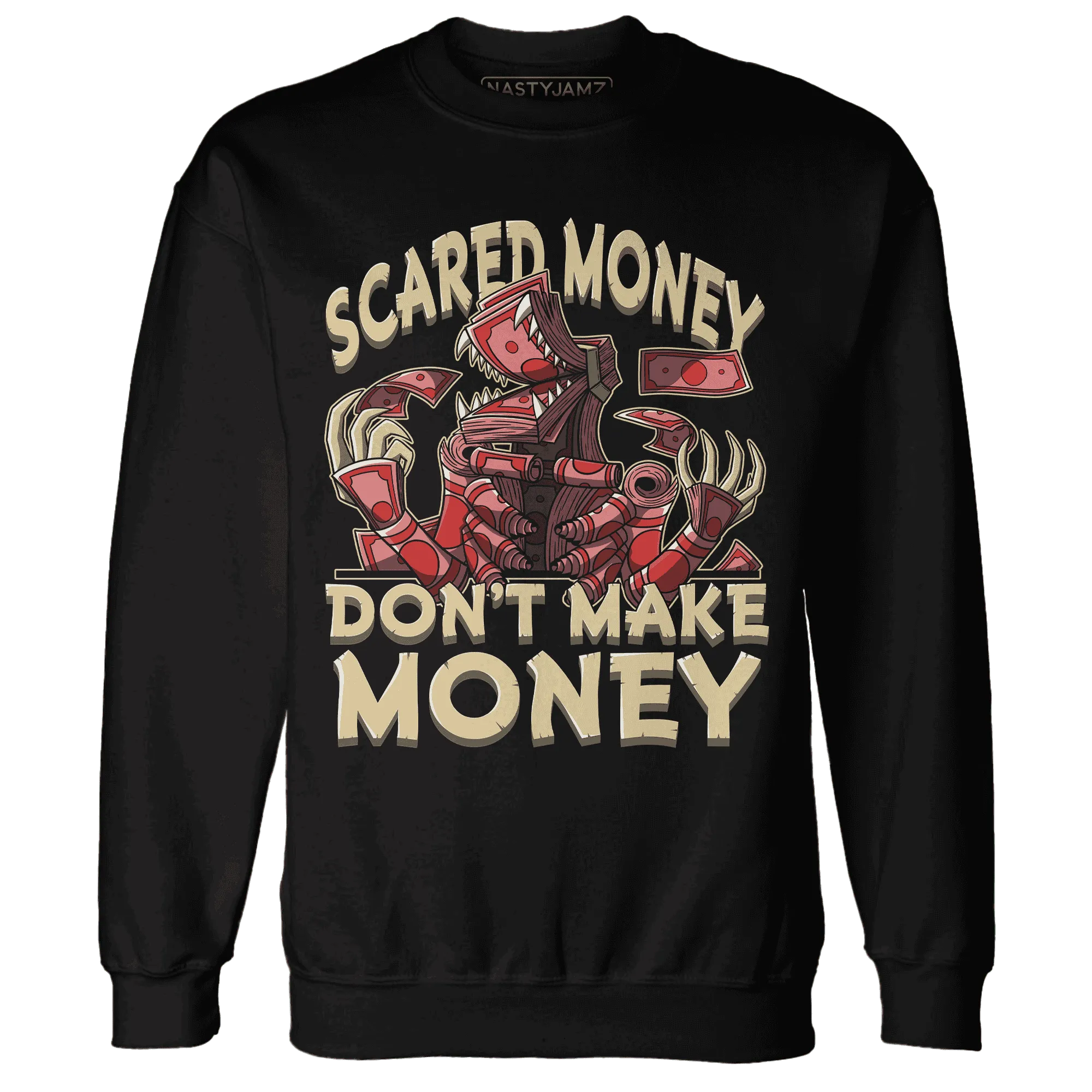 Dunk-Strawberry-Waffle-NastyJamz-Sweatshirt-Match-Scared-Money