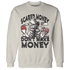 Jumman Jack University Red Sweatshirt Match Scared Money - NastyJamz