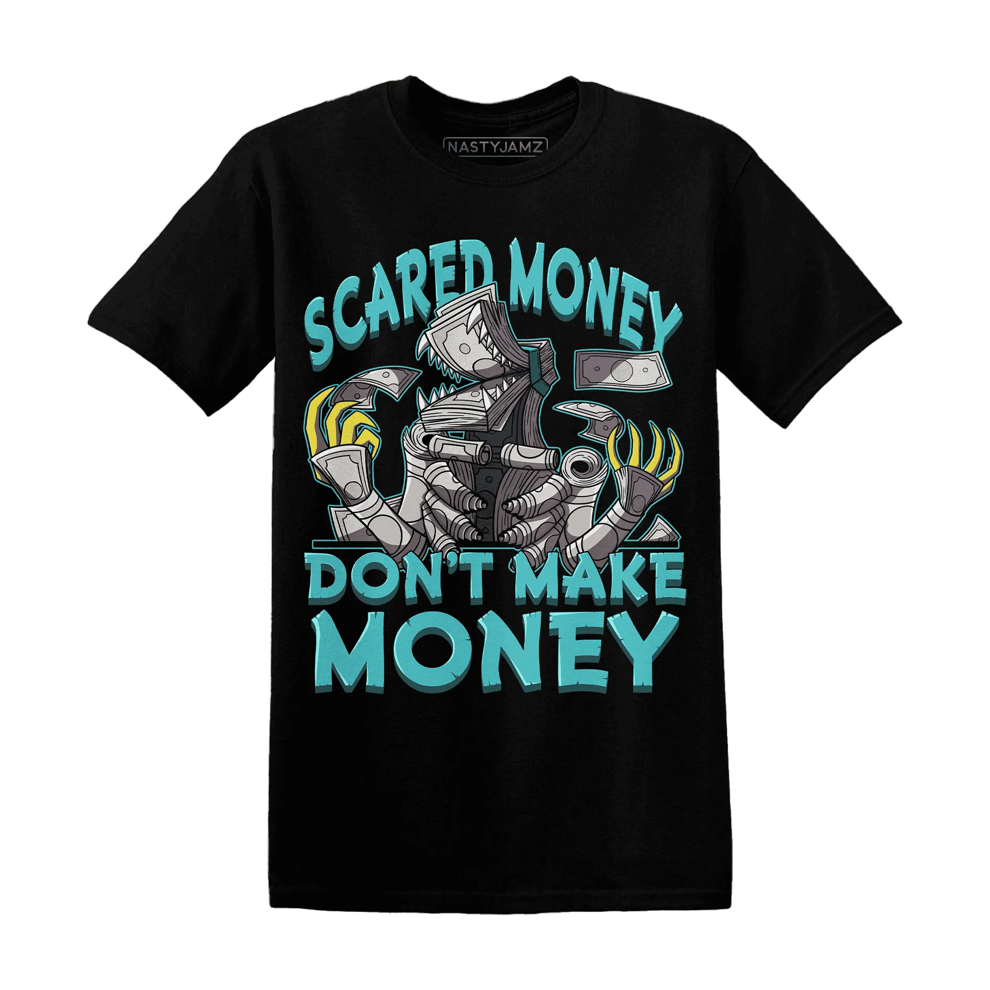 NastyJamz-NBL-Cyan-Burst-9060-T-Shirt-Match-Scared-Money