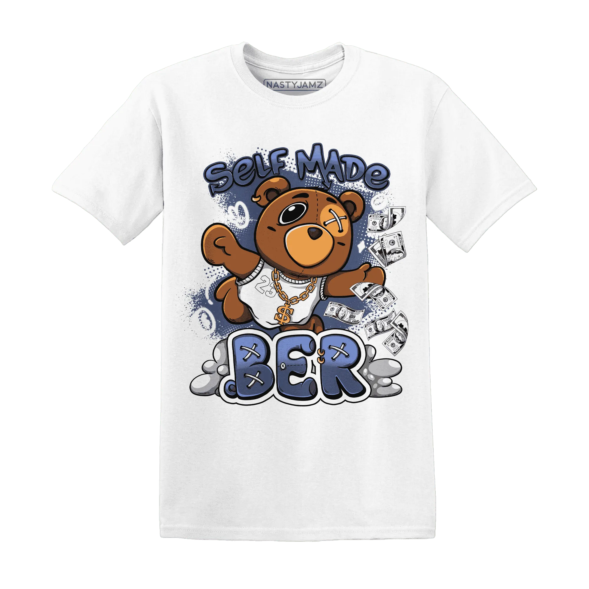Low-Diffused-Blue-11s-T-Shirt-Match-Self-Made-BER