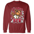 Retro Red Taxi 12s Sweatshirt Match Self Made BER - NastyJamz