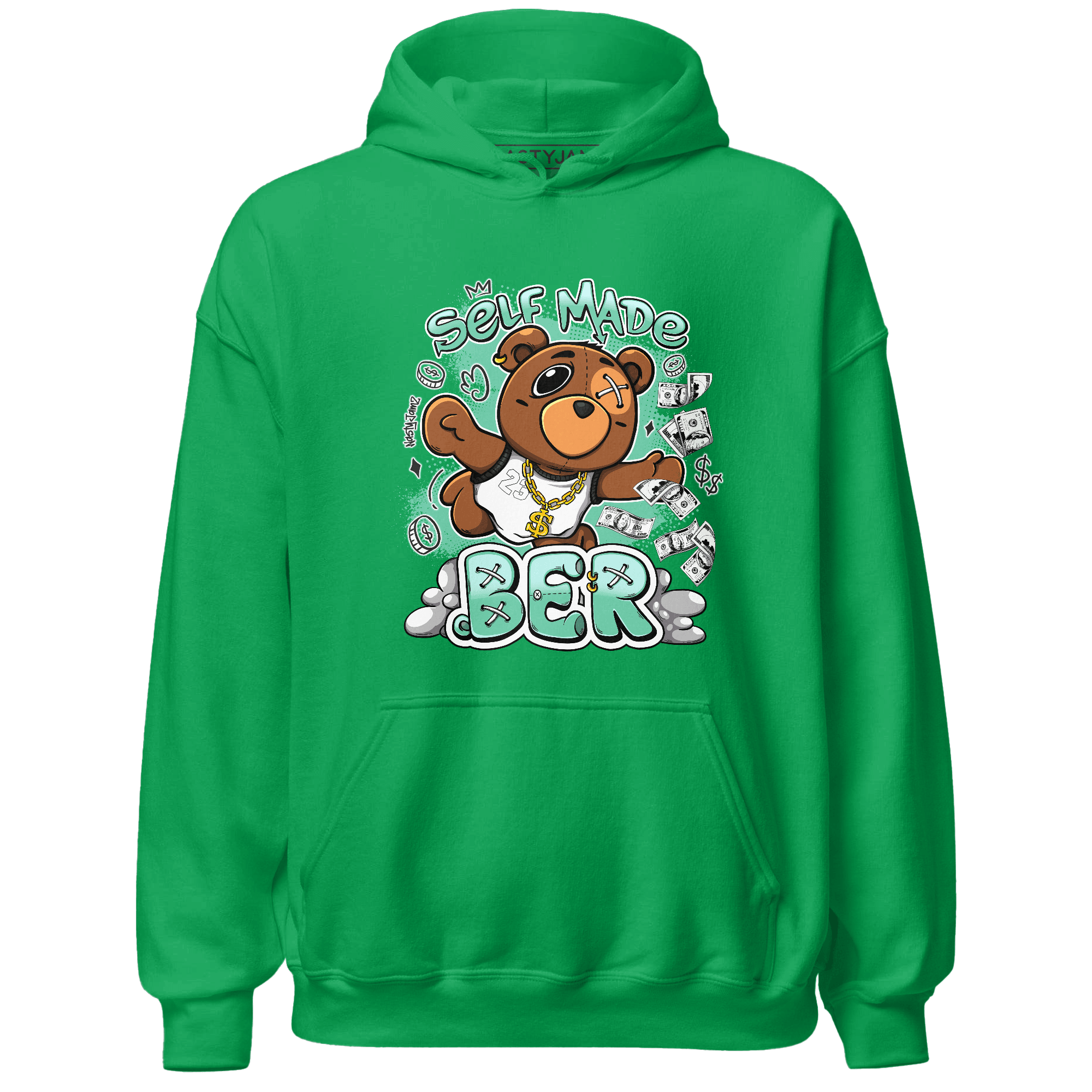 High OG Green Glow 1s Hoodie Match Self Made BER - NastyJamz