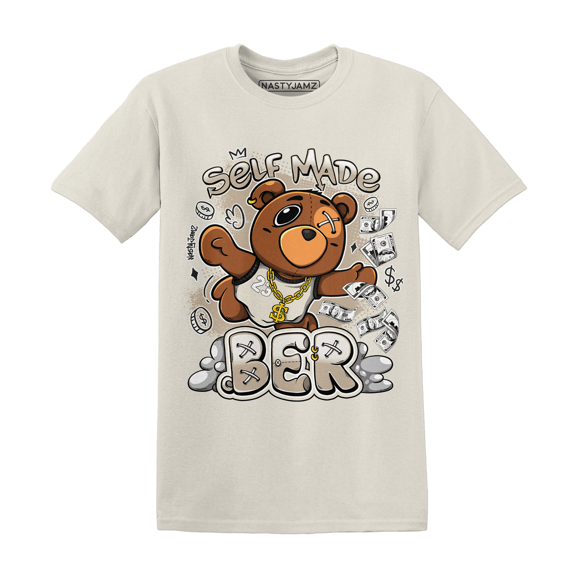 Latte 1s T Shirt Match Self Made BER - NastyJamz