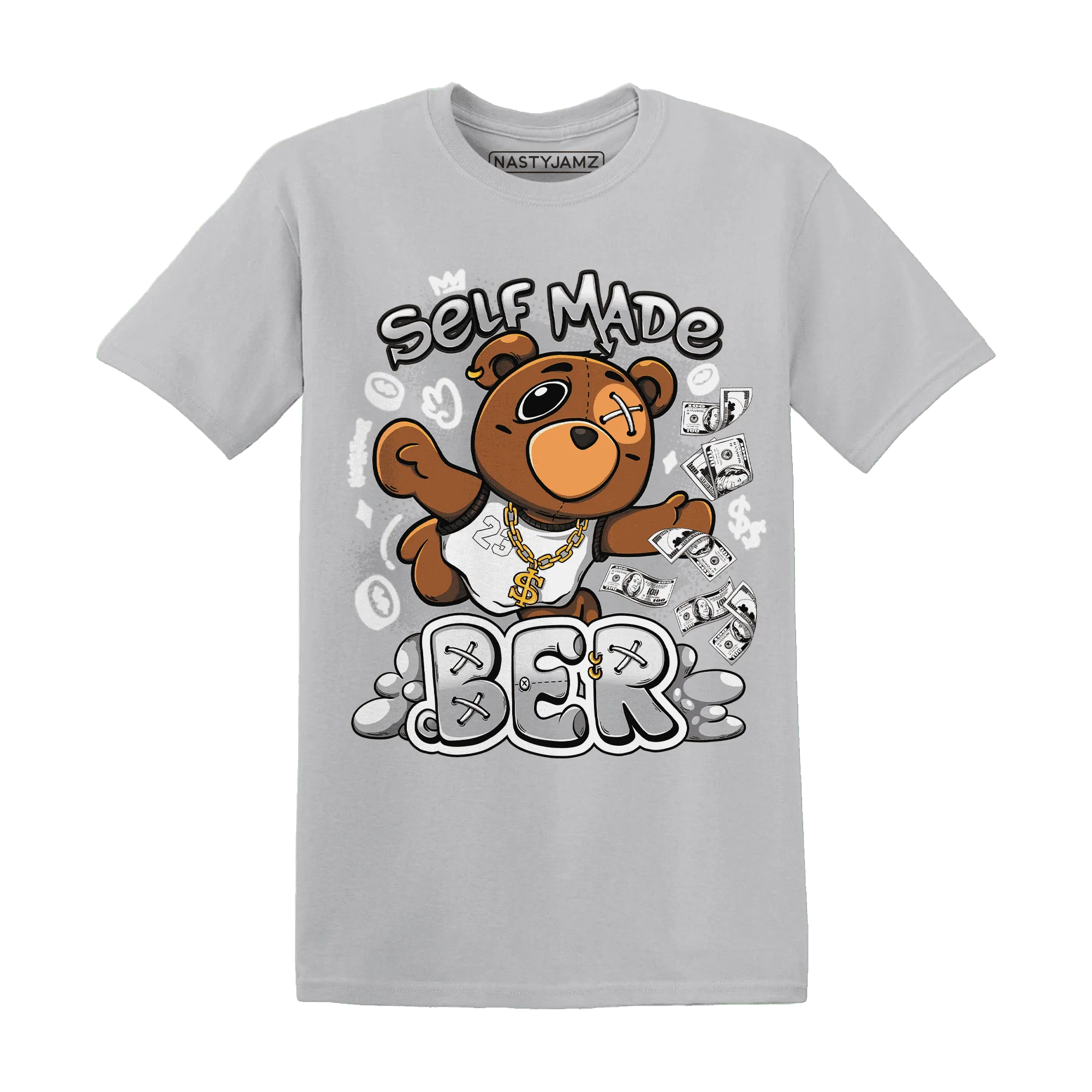 Wolf-Grey-1s-T-Shirt-Match-Self-Made-BER