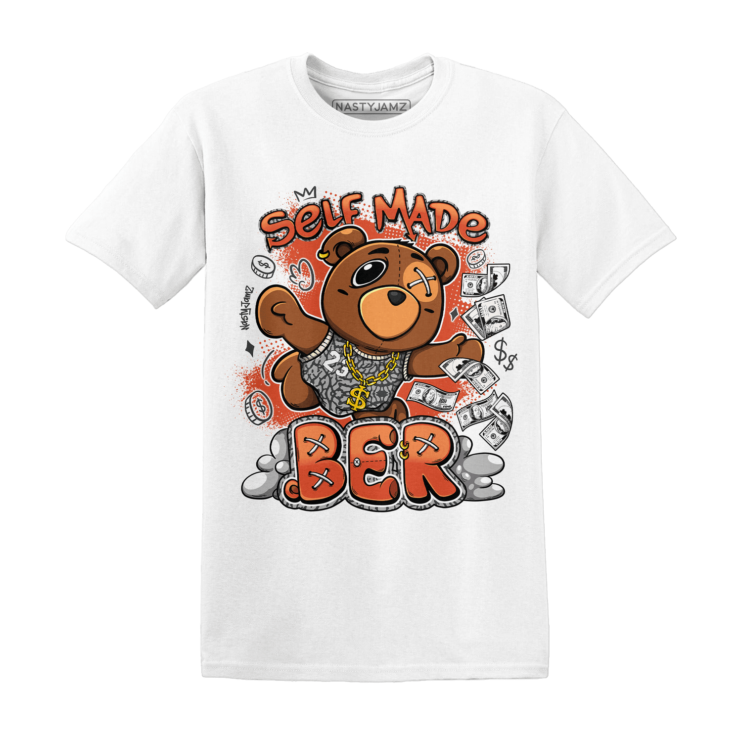 Georgia Peach 3s T Shirt Match Self Made BER - NastyJamz