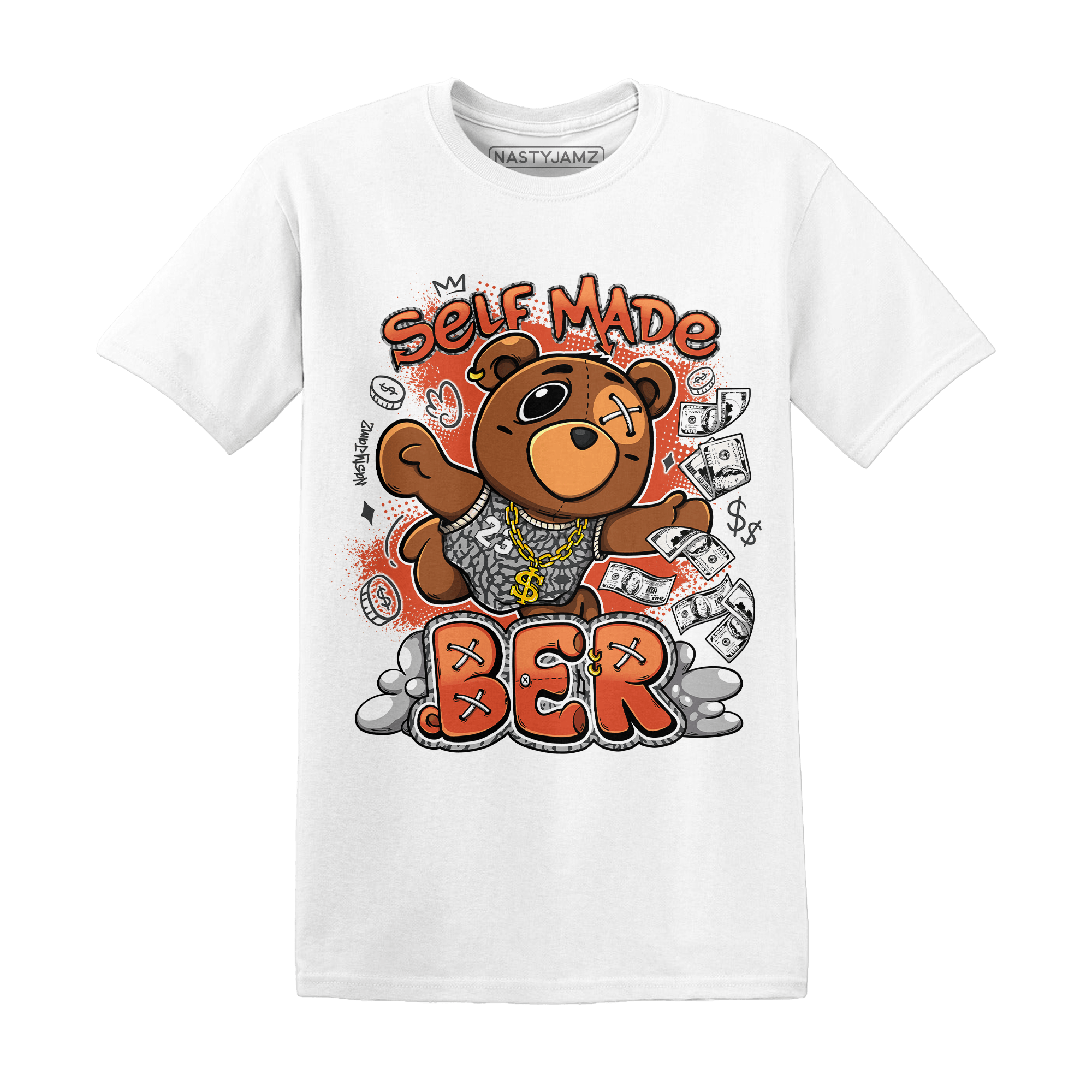 Georgia Peach 3s T Shirt Match Self Made BER - NastyJamz