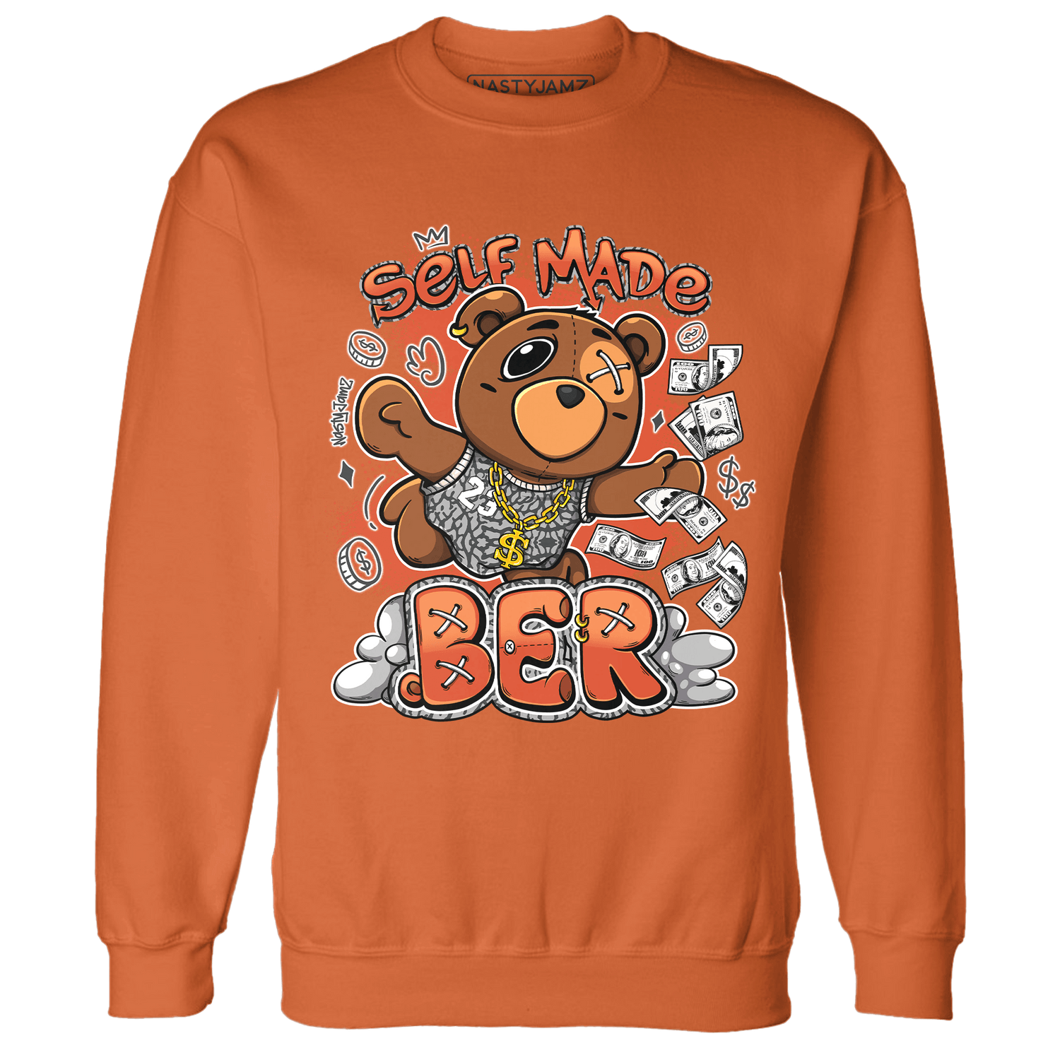 Georgia Peach 3s Sweatshirt Match Self Made BER - NastyJamz
