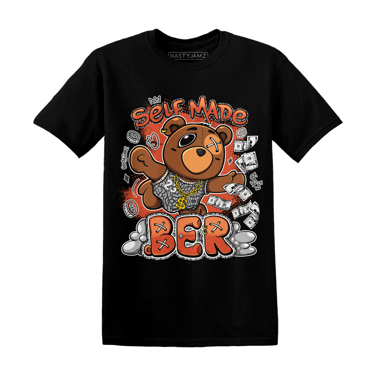 Georgia Peach 3s T Shirt Match Self Made BER - NastyJamz